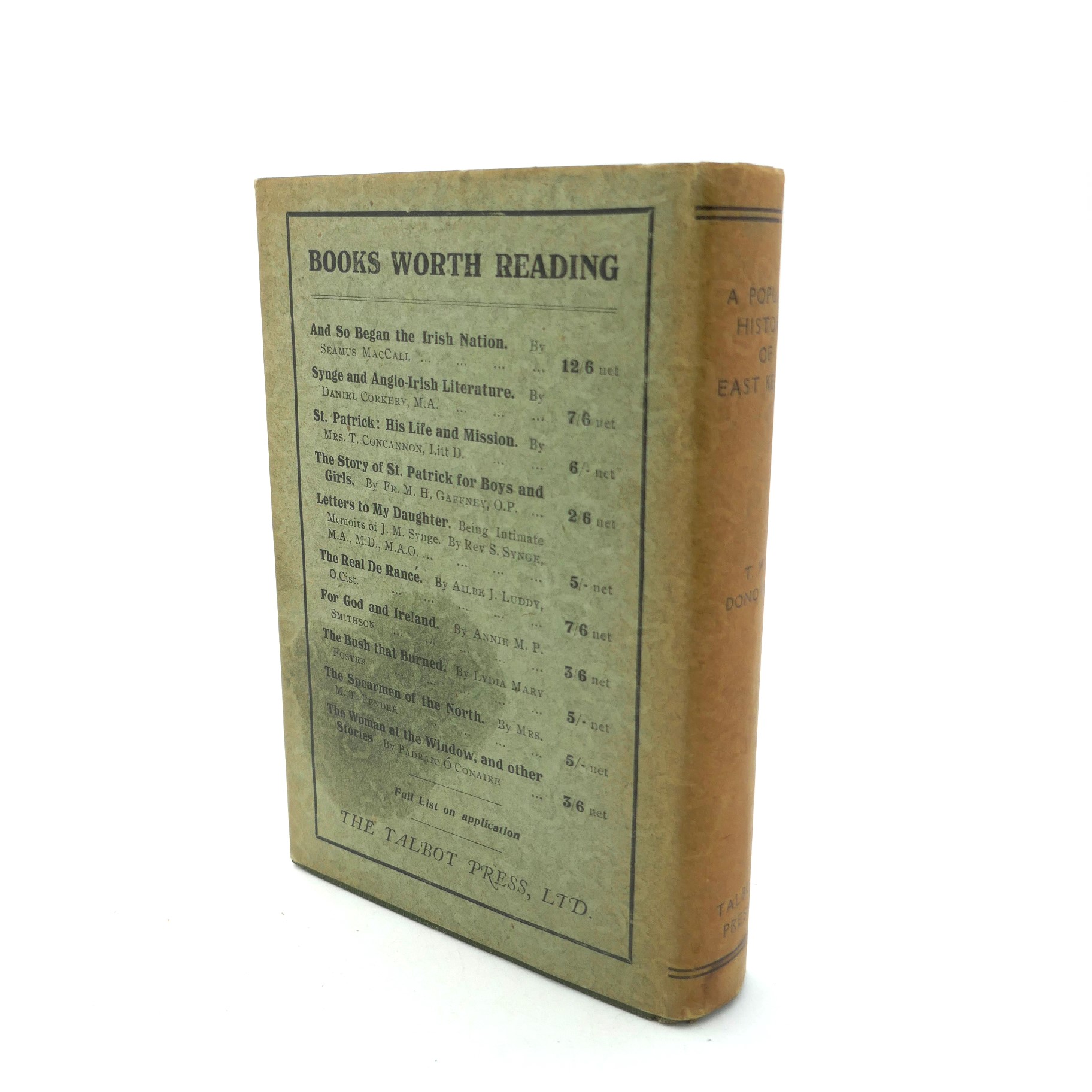 A Popular History of East Kerry (1931) - Image 2