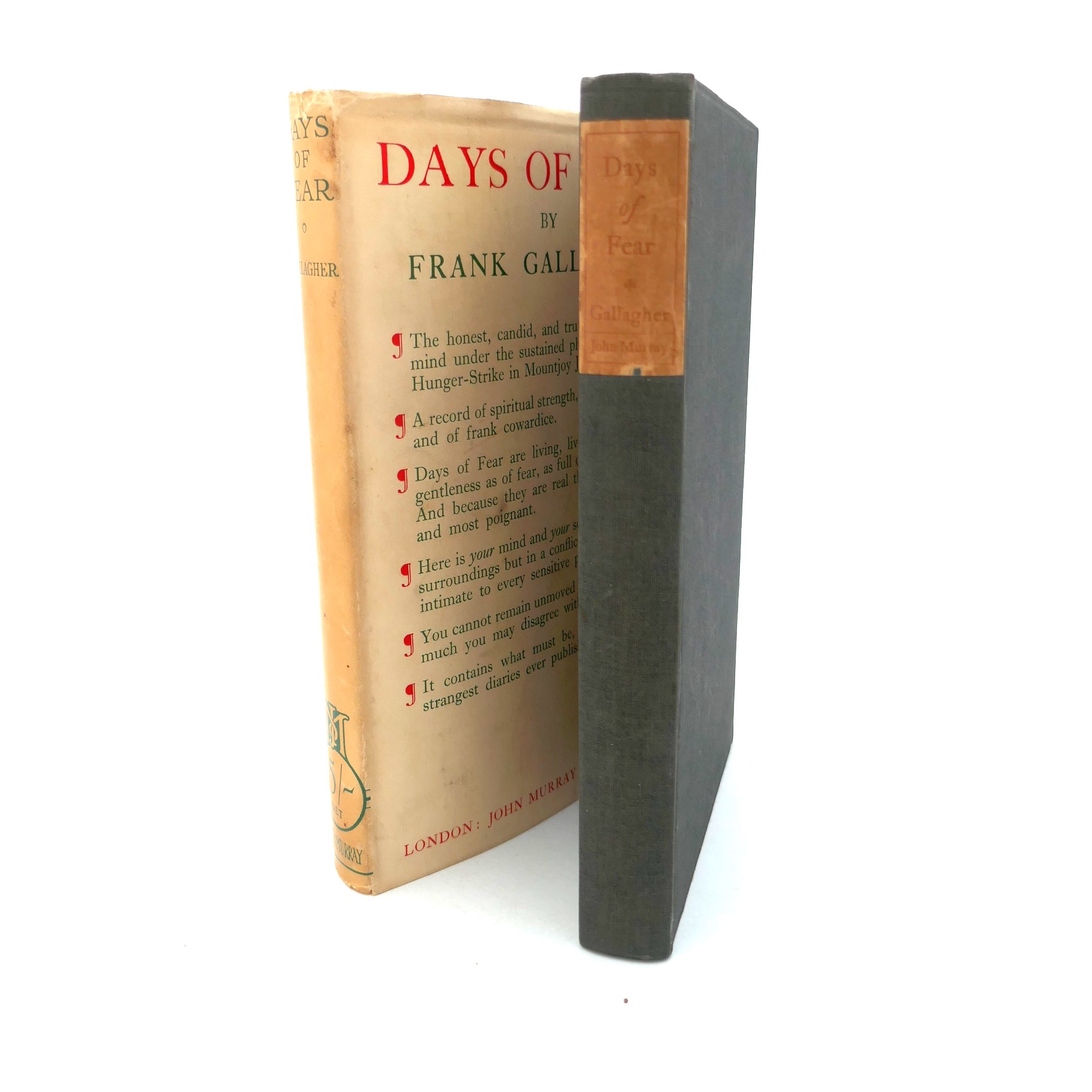 Days of Fear. Important Association Copy (1928) - Image 3