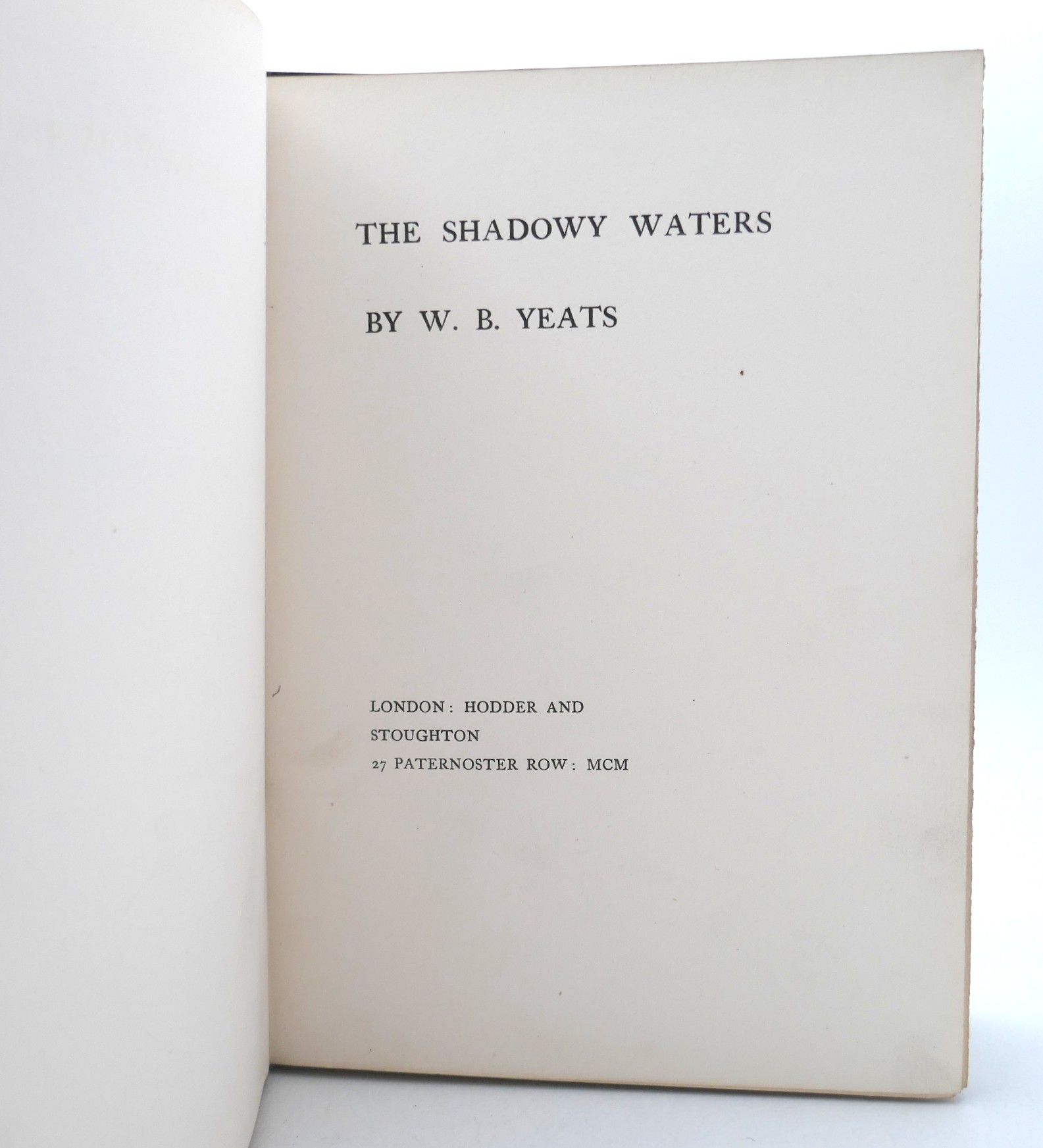 The Shadowy Waters. First Edition (1900) - Image 3