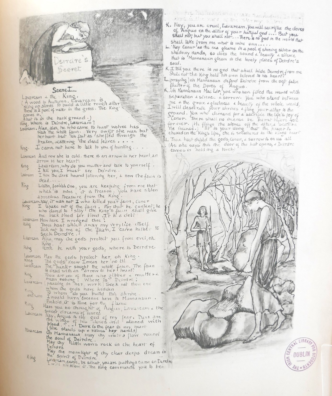 The Buried Life of Deirdre. Illustrated by the Author (1930) - Image 6
