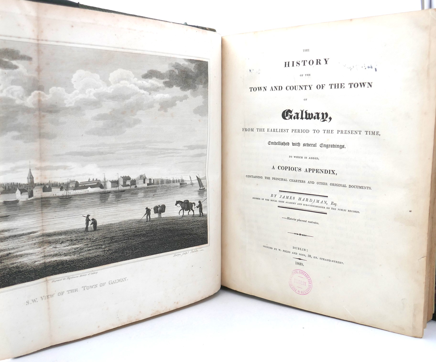 The History of the Town and County of the Town of Galway (1820) - Image 2