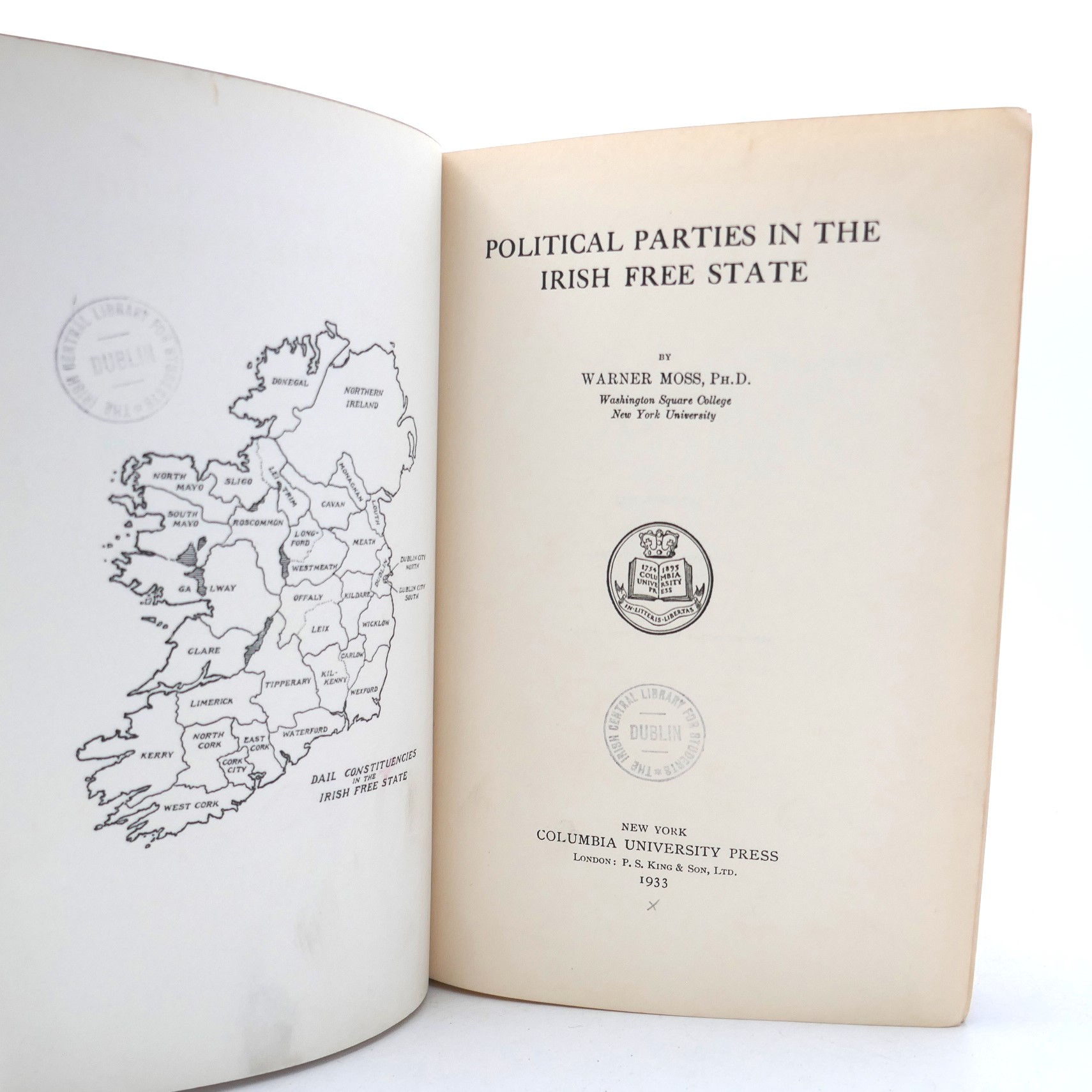 Political Parties in the Irish Free State (1933) - Image 2