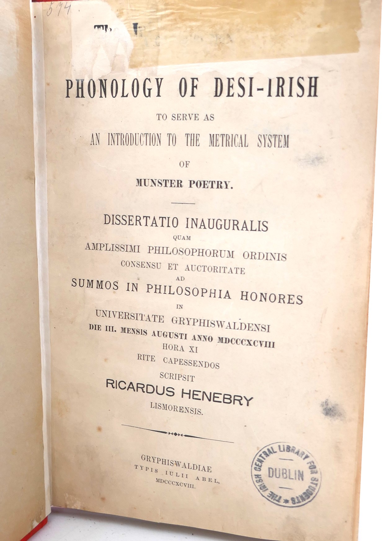A Contribution to the Phonology Of Desi-Irish (1898) - Image 2