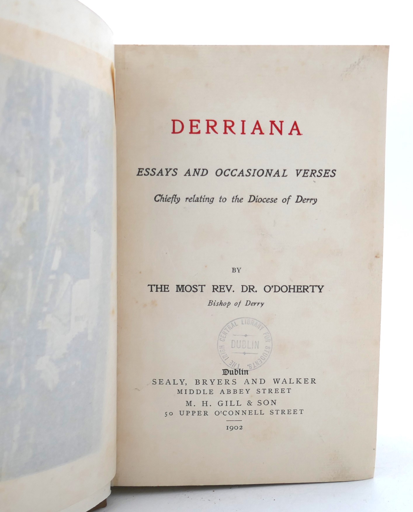 Derriana: Essays and Occasional Verses (1902) - Image 2
