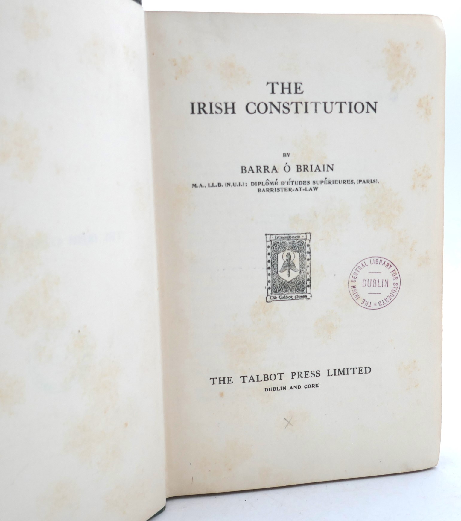 The Irish Constitution (1929) - Image 2
