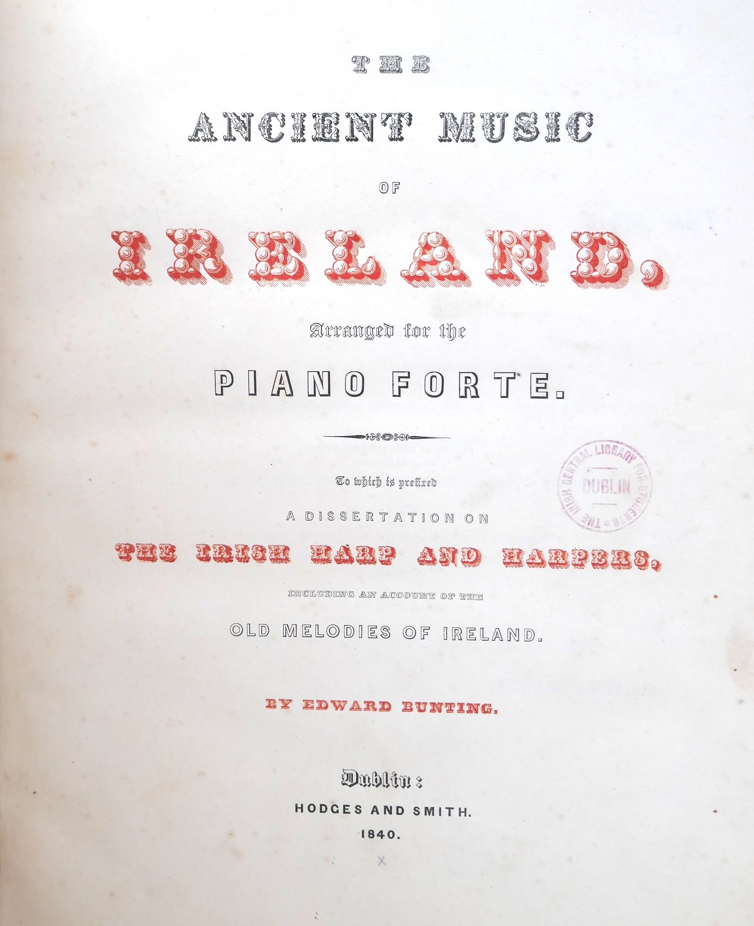 The Ancient Music of Ireland (1840) - Image 2