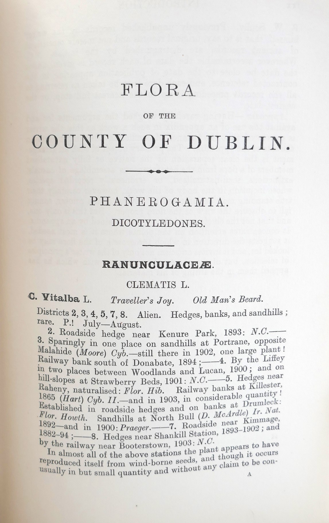 Flora of the County of Dublin (1904) - Image 3