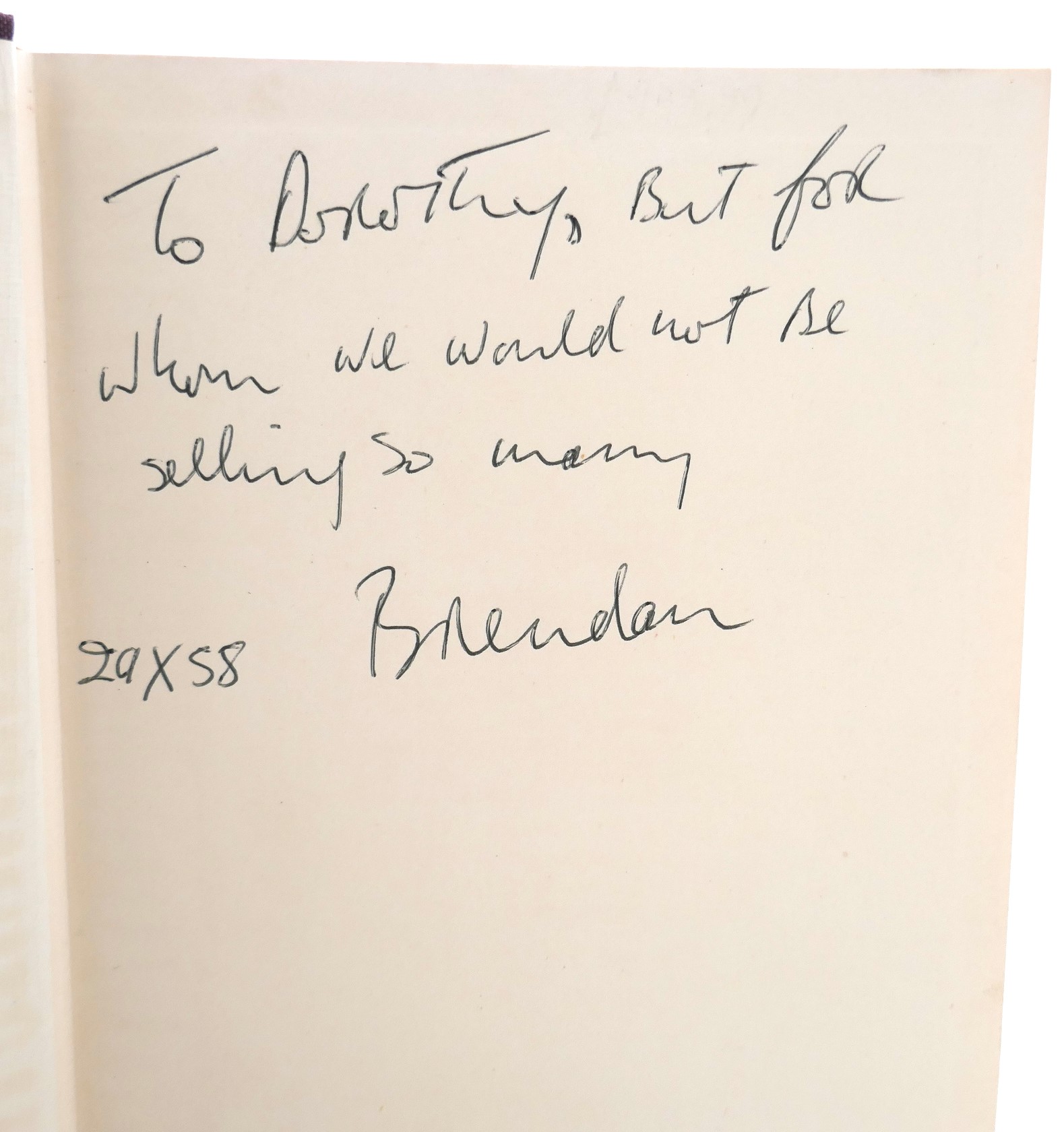Borstal Boy. Presentation Copy (1958) - Image 3
