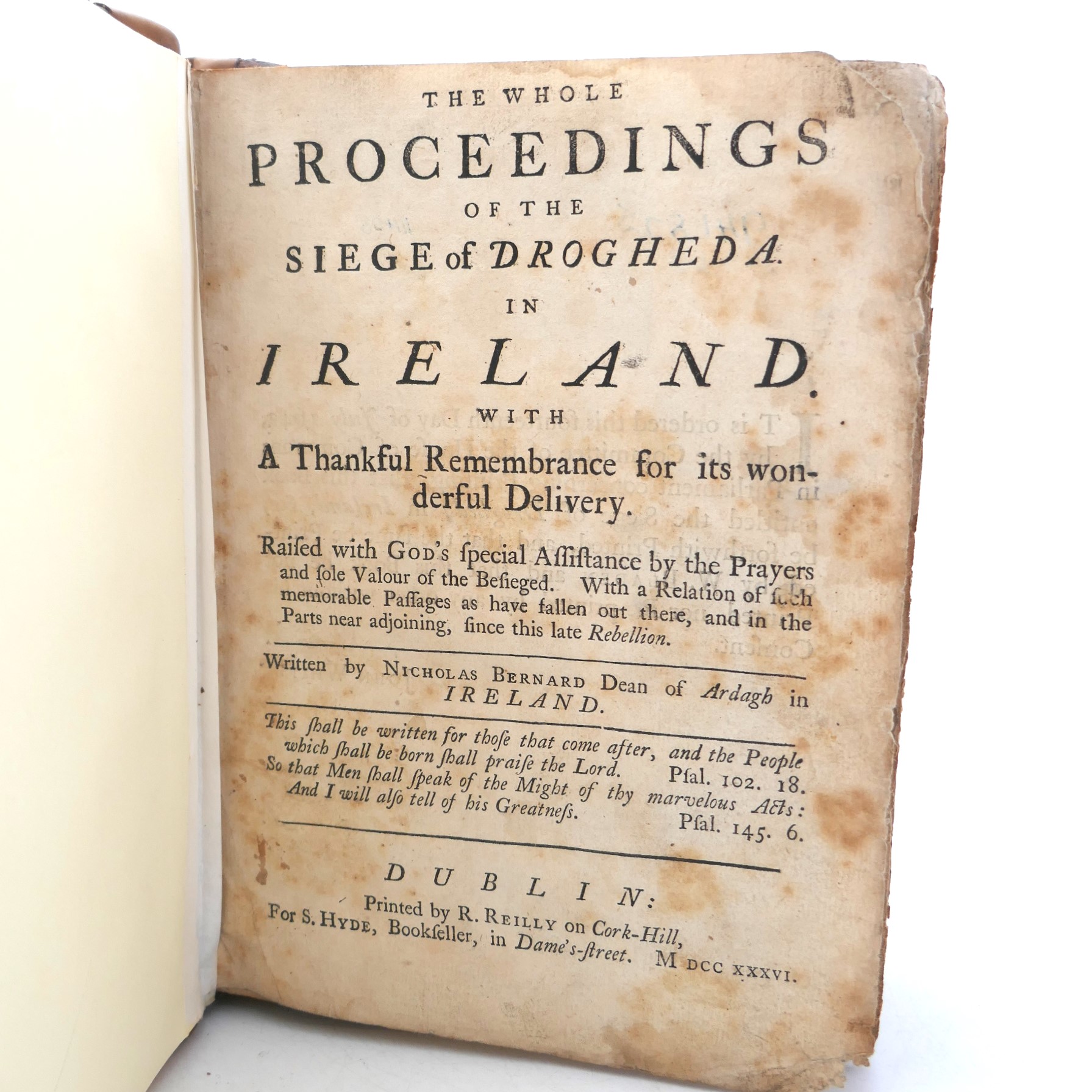 The Siege of Drogheda & London-Derry (1736) - Image 2