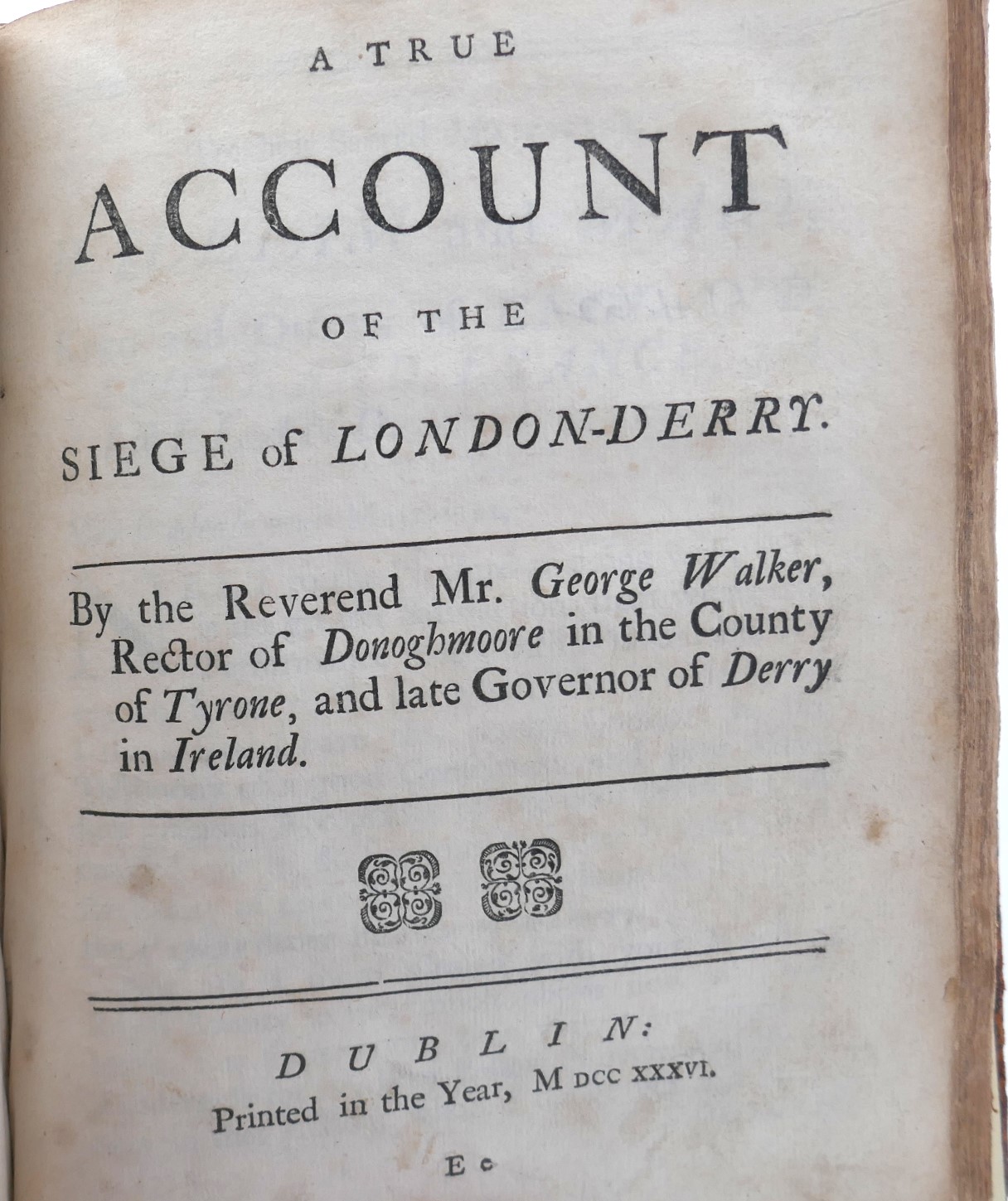 The Siege of Drogheda & London-Derry (1736) - Image 4