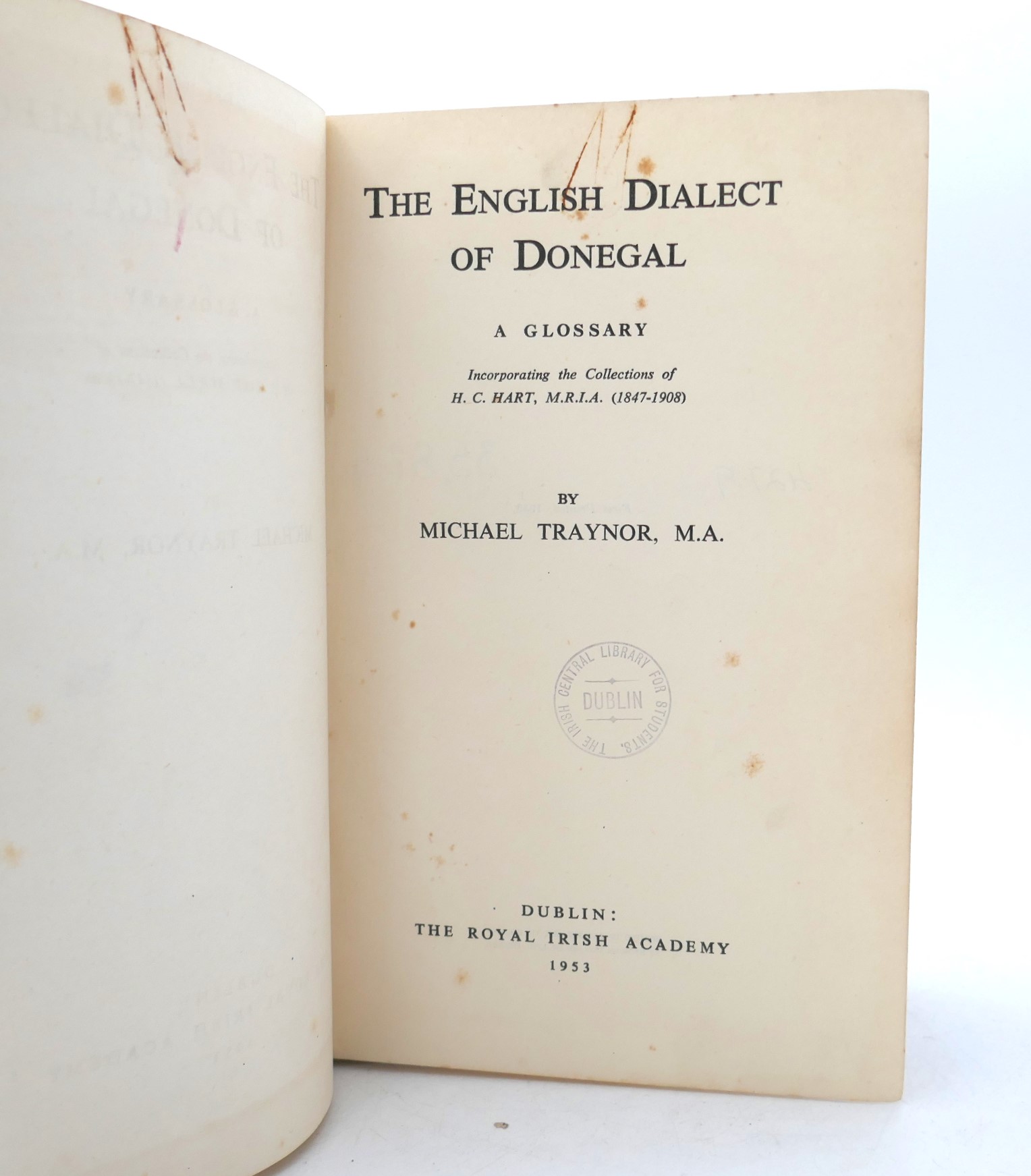 The English Dialect of Donegal. A Glossary (1953) - Image 2