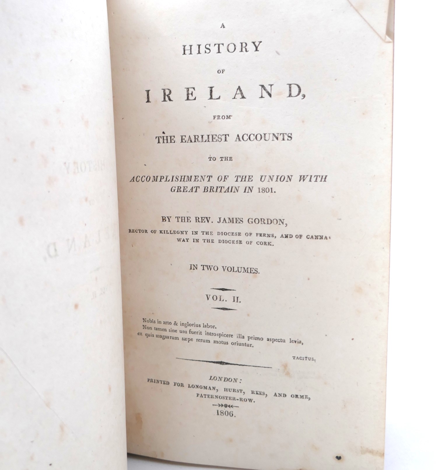 A History of Ireland. Two Volumes in One (1806) - Image 3