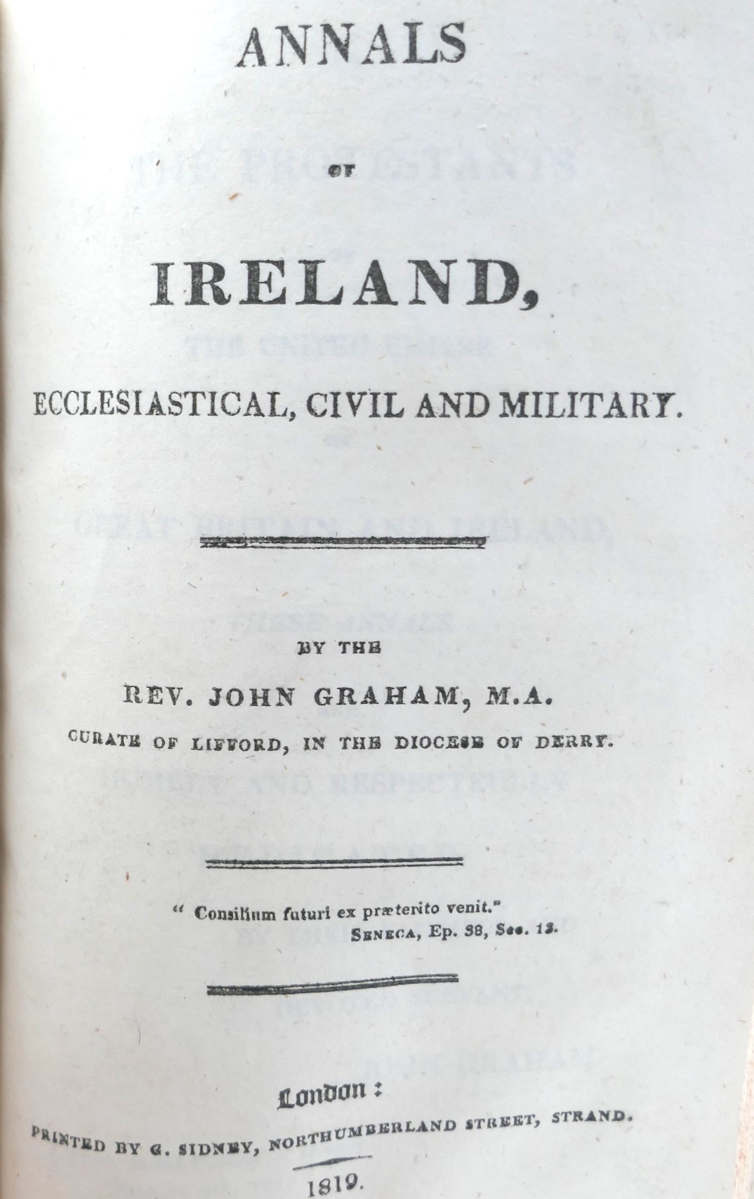 Annals of Ireland, Ecclesiastical, Civil and Military (1817-1819) - Image 3