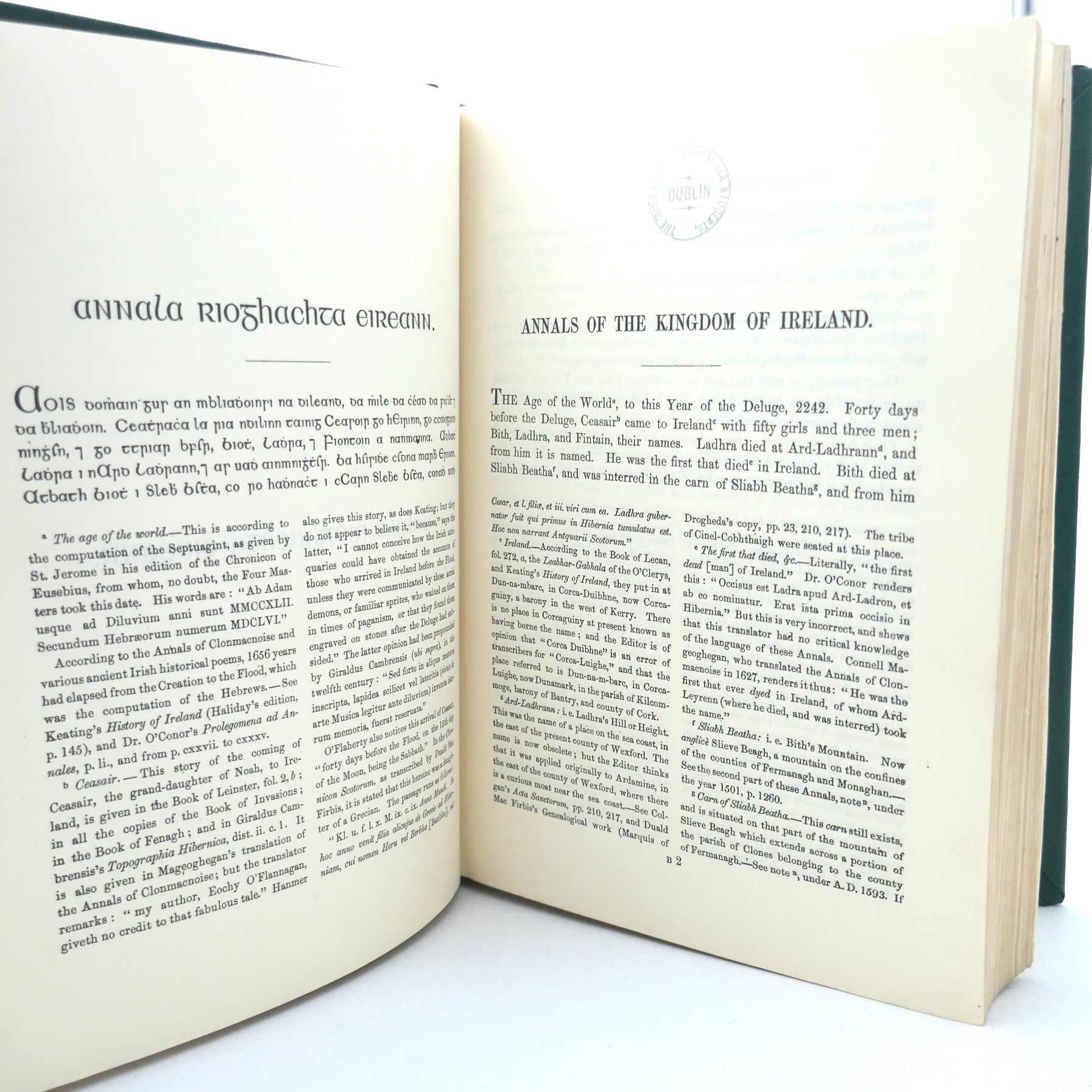 Annals of The Kingdom of Ireland. Facsimile Edition (1966) - Image 4
