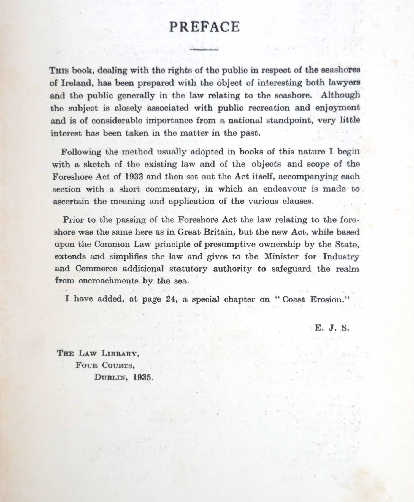 The Seashores of Ireland. Public Rights and Restrictions (1935) - Image 3