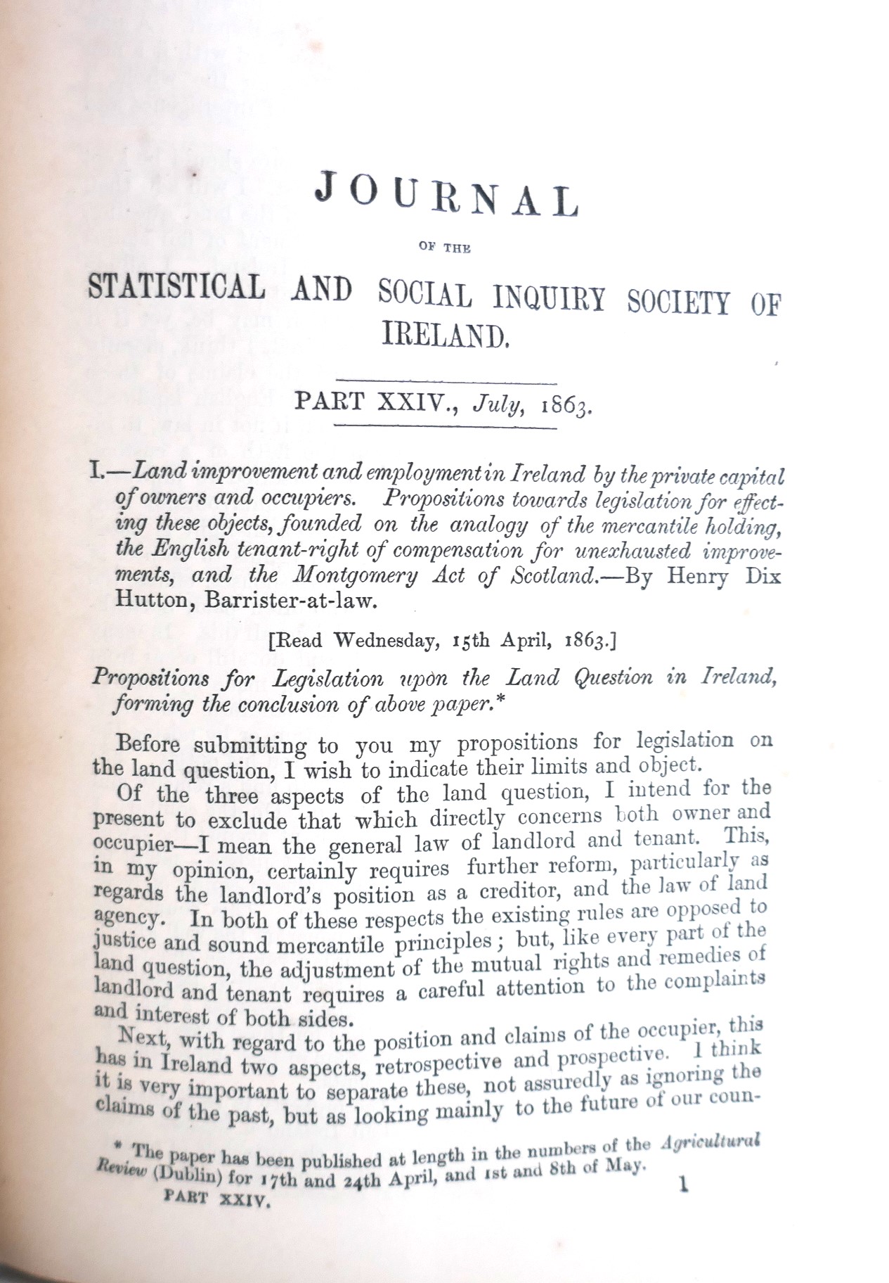 The Statistical and Social Inquiry Society of Ireland (1864) - Image 4
