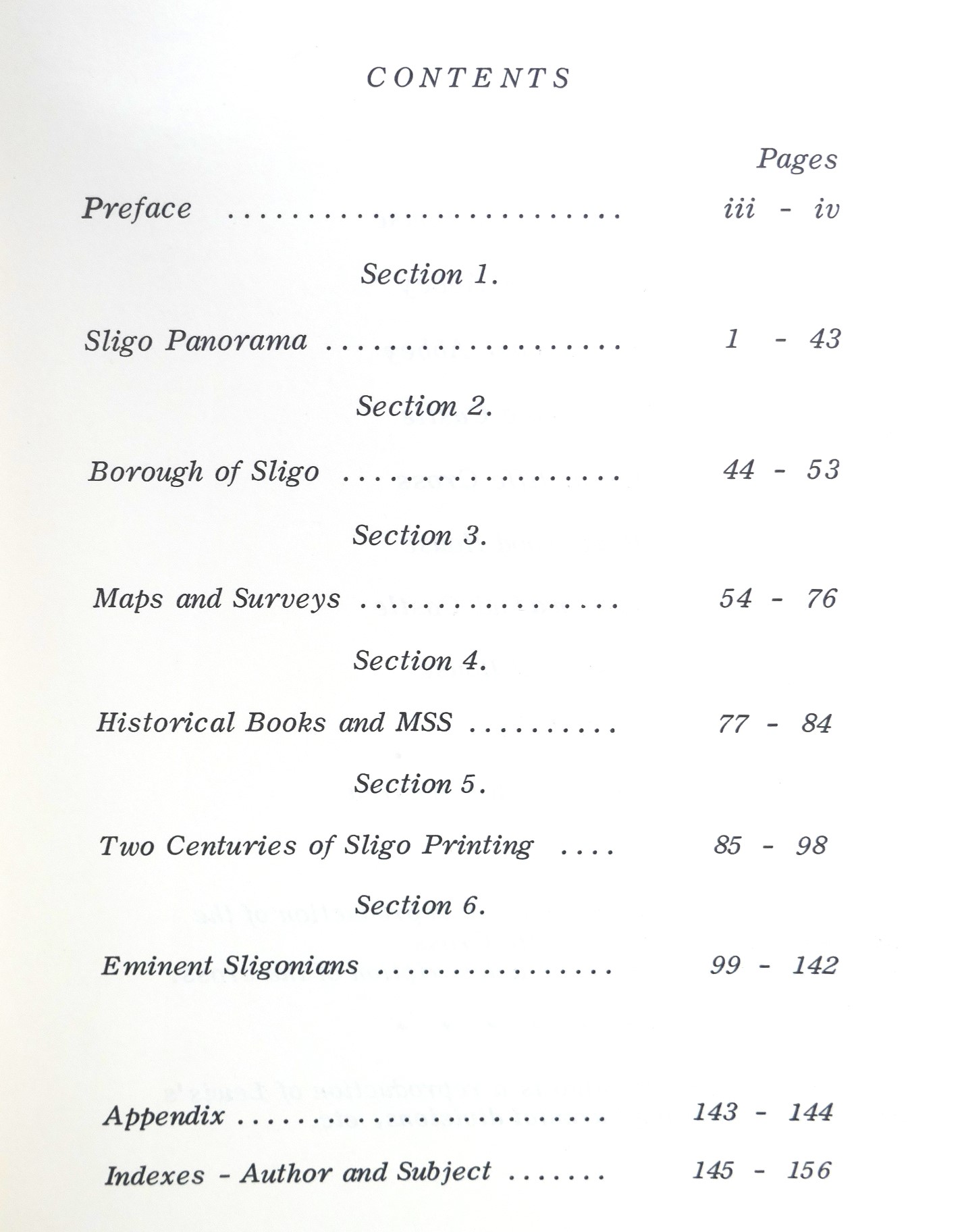 Historic Sligo. A Bibliographical Introduction (1965) - Image 3