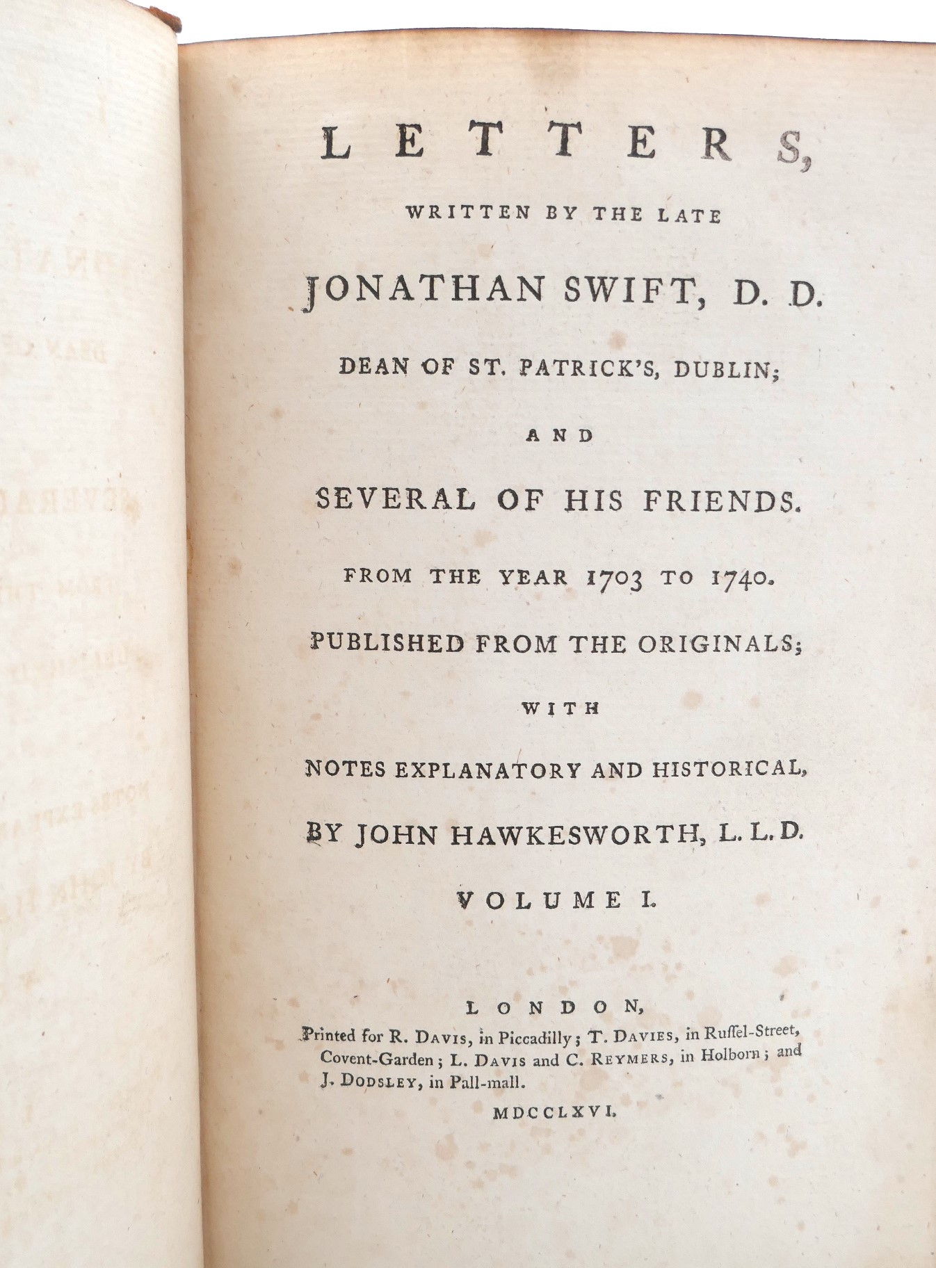 The Works of Dr. Jonathan Swift. Nineteen Volumes (1754-1766) - Image 9