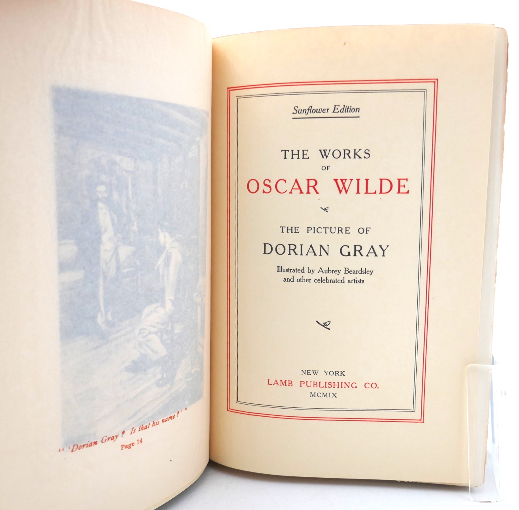 The Works of Oscar Wilde. Sunflower Edition. Fifteen Volumes (1909) - Image 8