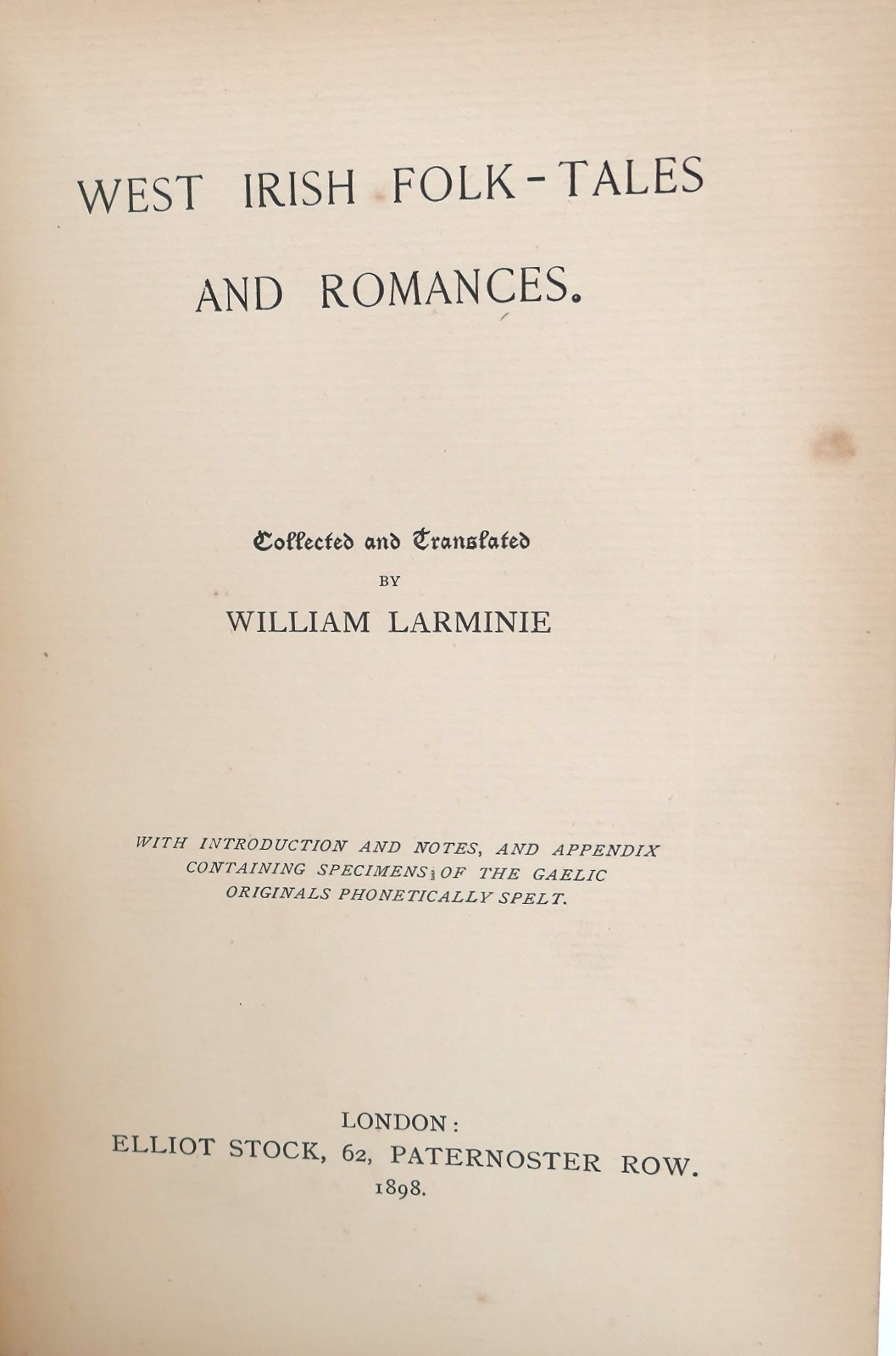 West Irish Folk-Tales and Romances (1898) - Image 3