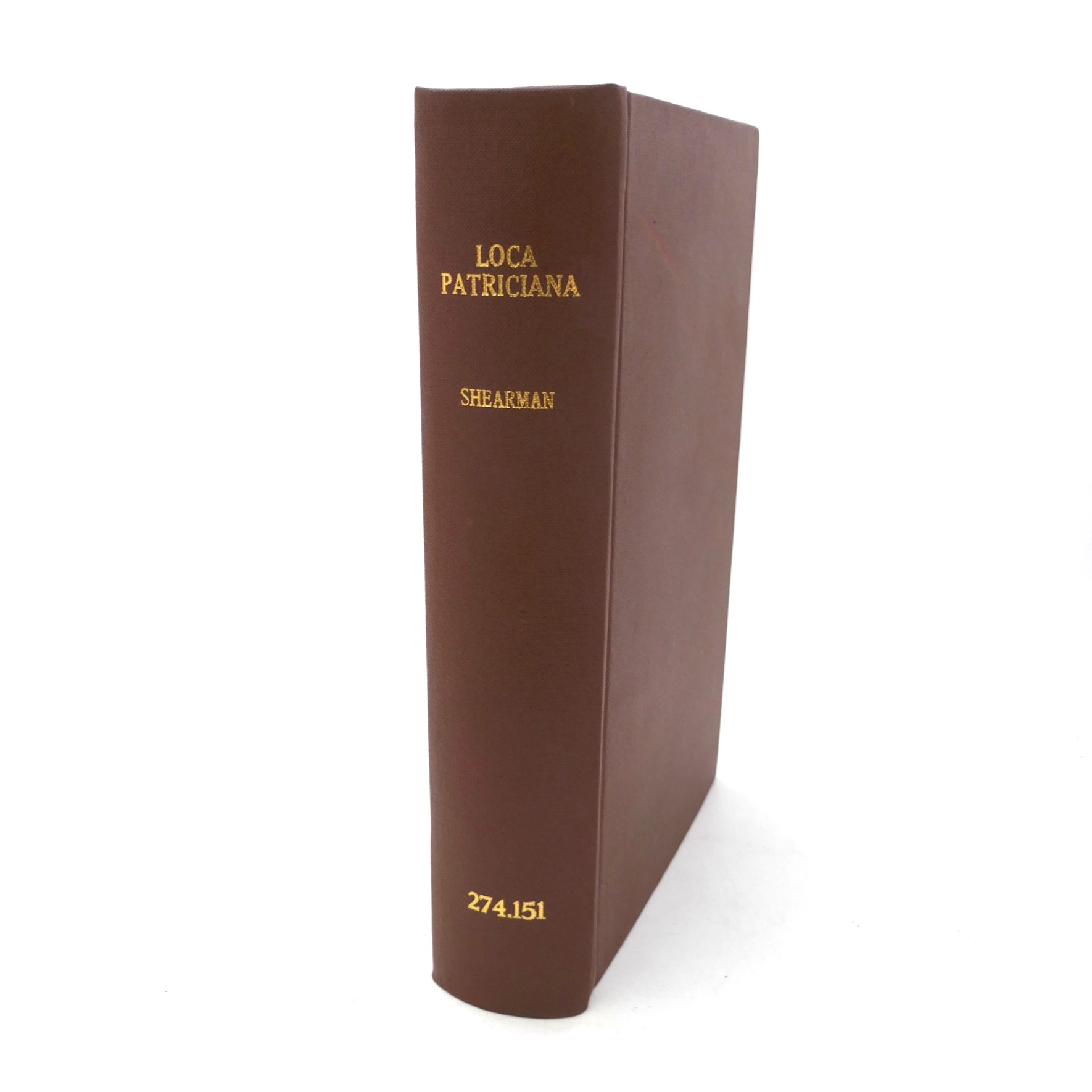 Loca Patriciana. An Identification of Localities (1879)