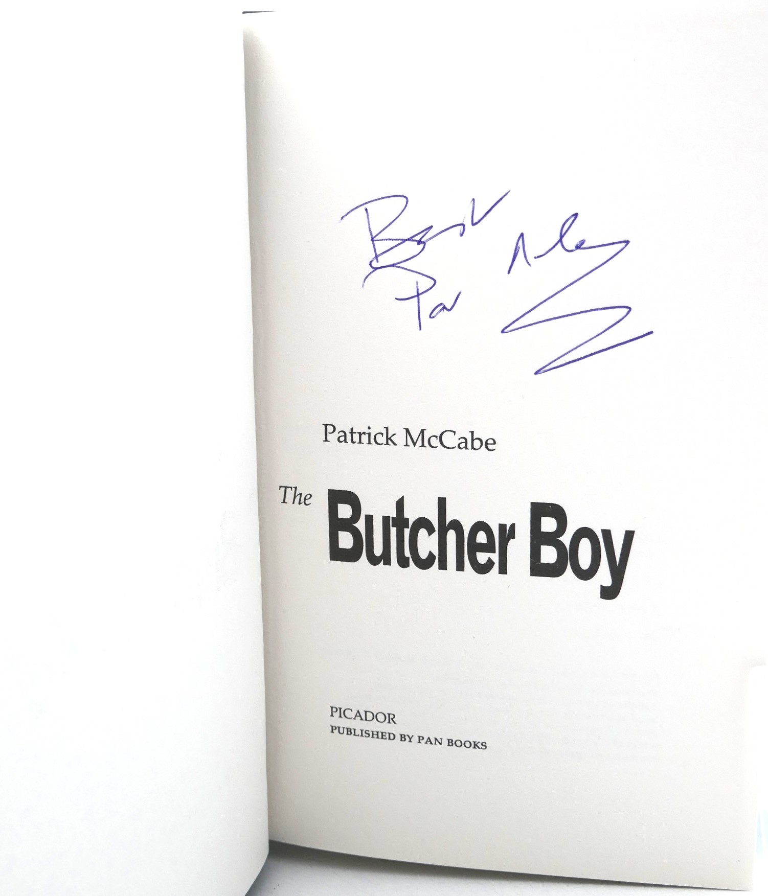 The Butcher Boy. Signed by the Author (1992) - Image 3