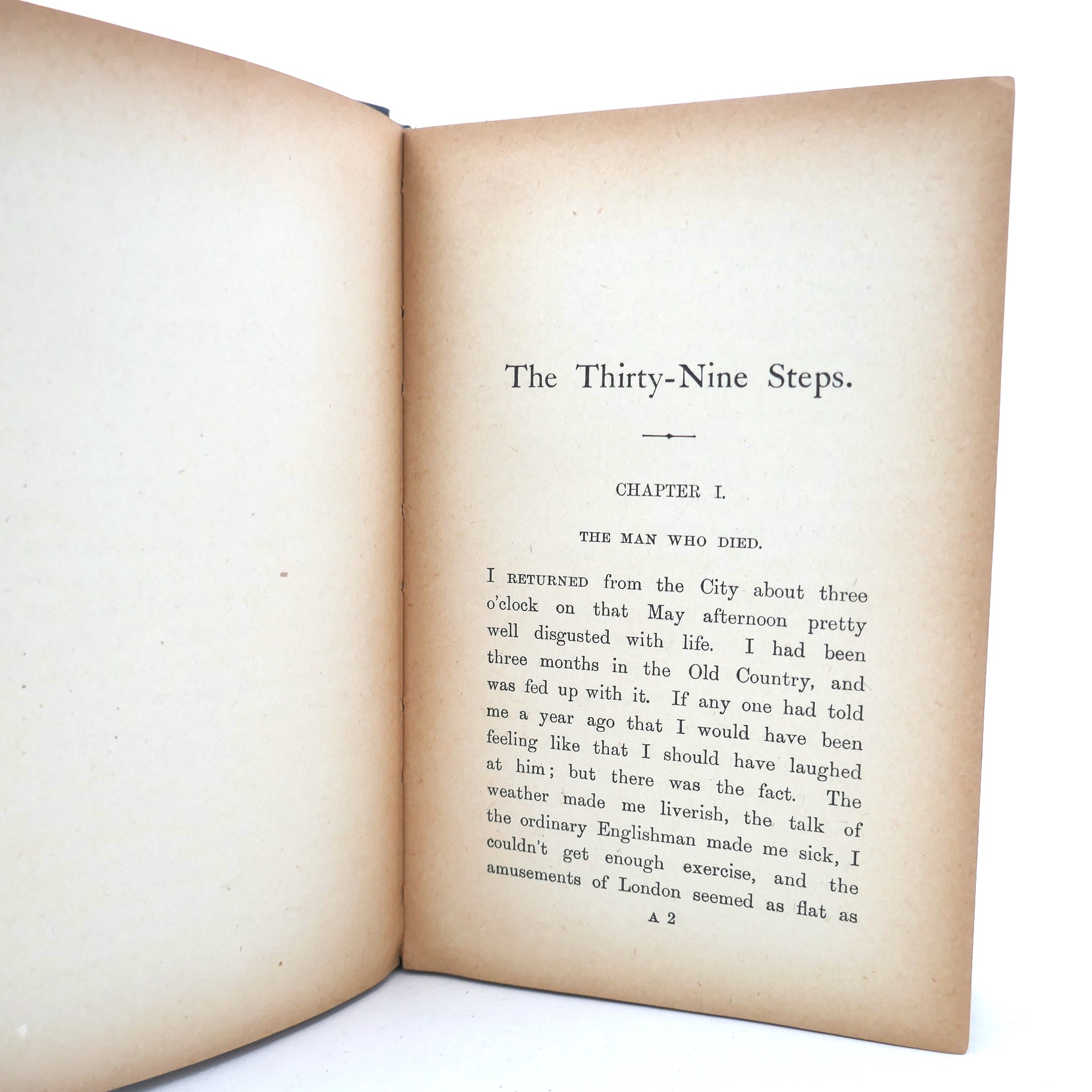 The Thirty-Nine Steps. First Edition. With Author's Signature (1915) - Image 5