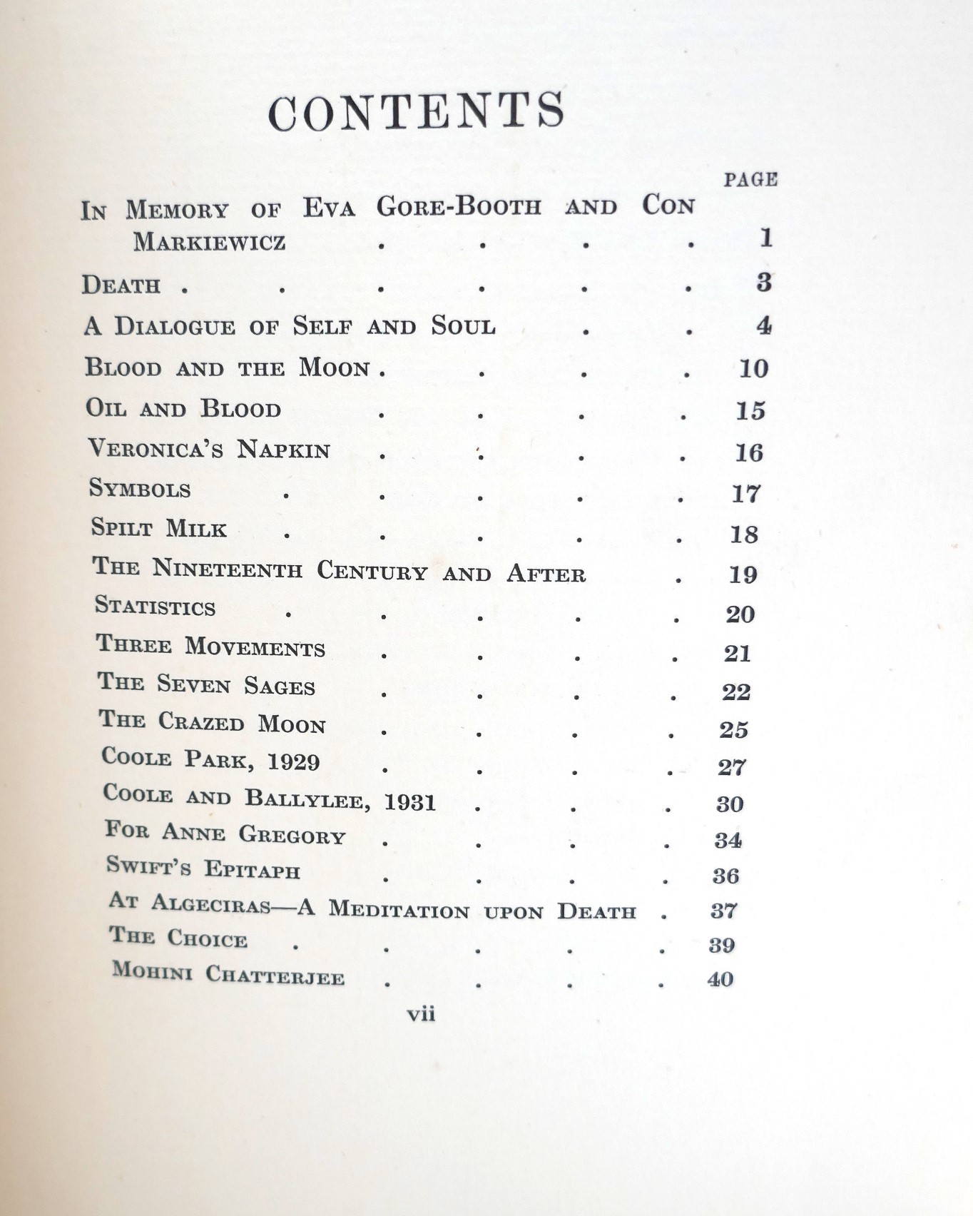 The Winding Stair and other Poems. Second Impression (1933) - Image 5