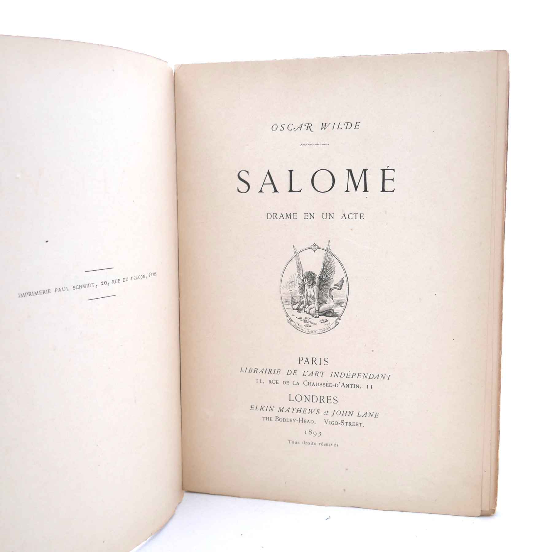 Salomé. Drame en un Acte. First Edition (1893) - Image 4