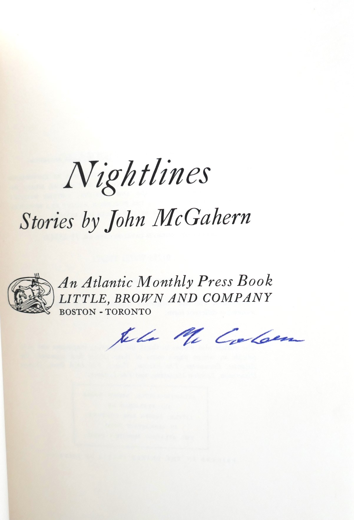 Nightlines. First American Edition (1971) - Image 2