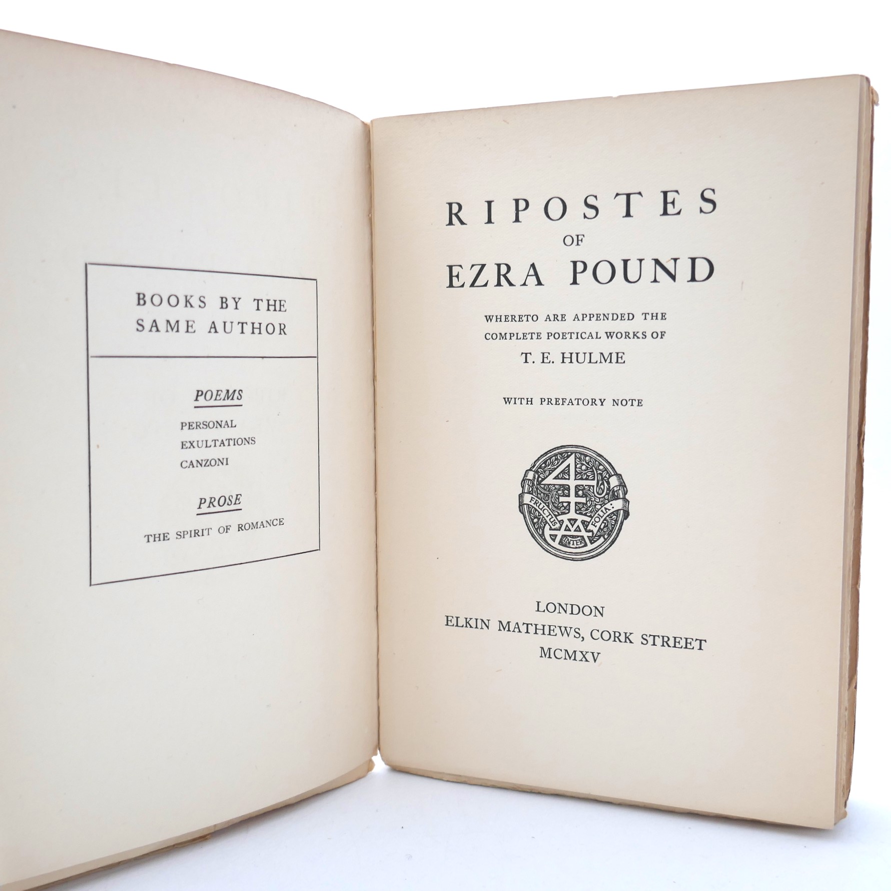 Ripostes of Ezra Pound (1915) - Image 3