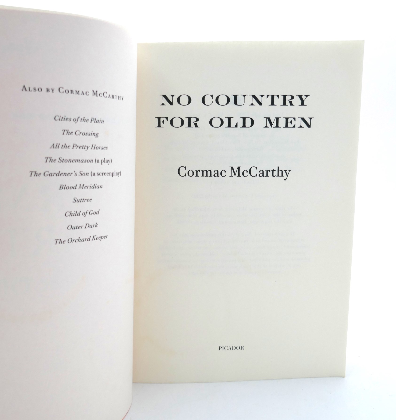 No Country For Old Men. Proof Copy (2005) - Image 3
