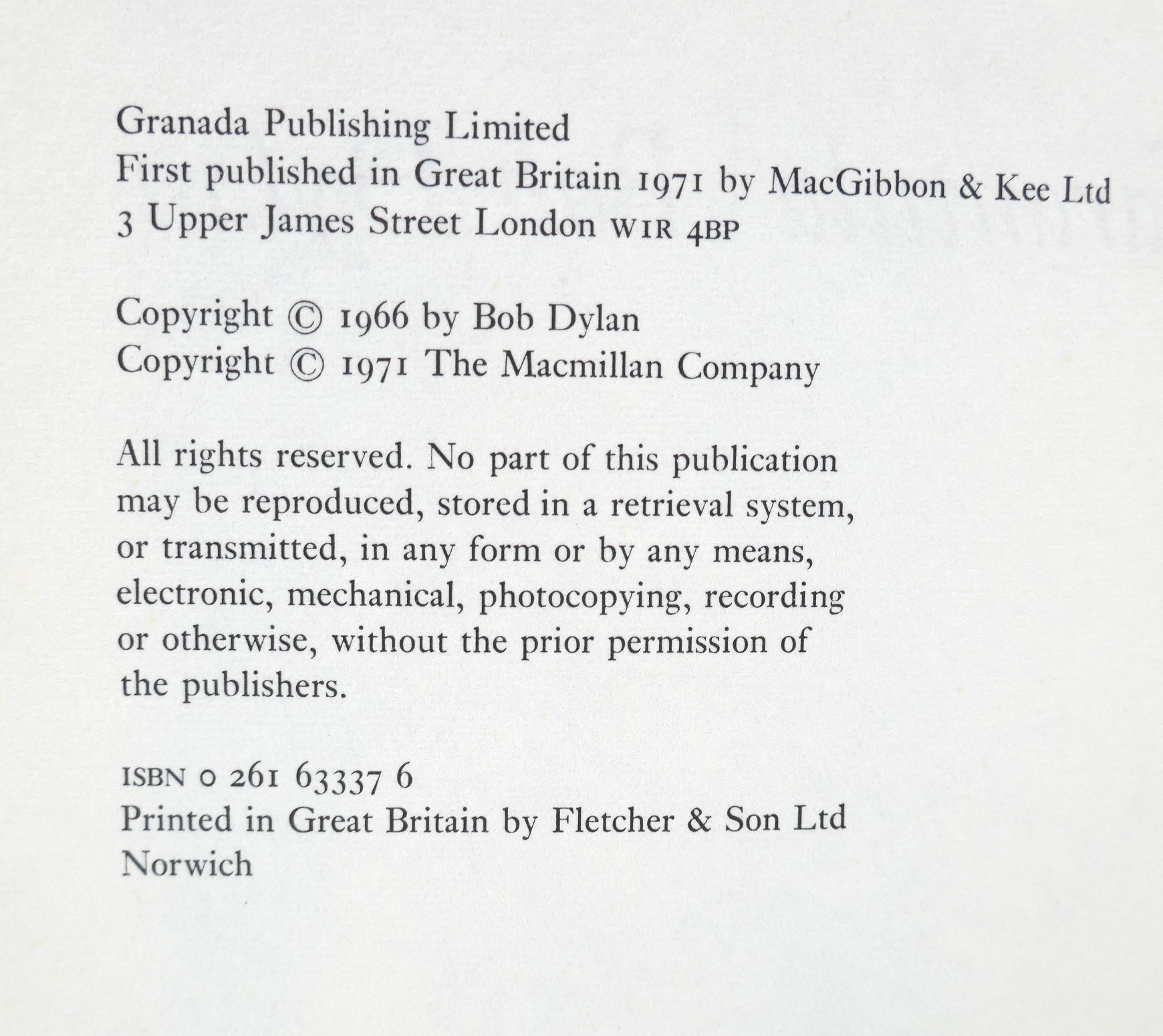 Tarantula. First UK Edition. Author Signed (1971) - Image 7