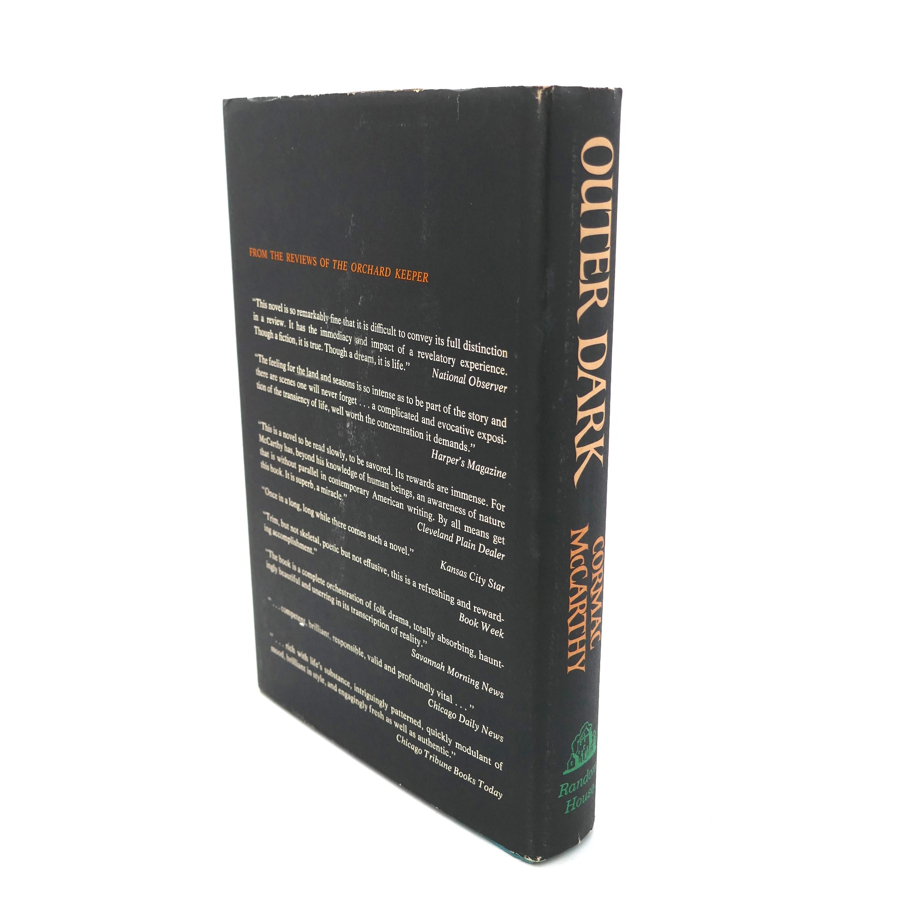 Outer Dark. First Edition. Signed by the Author (1968) - Image 2