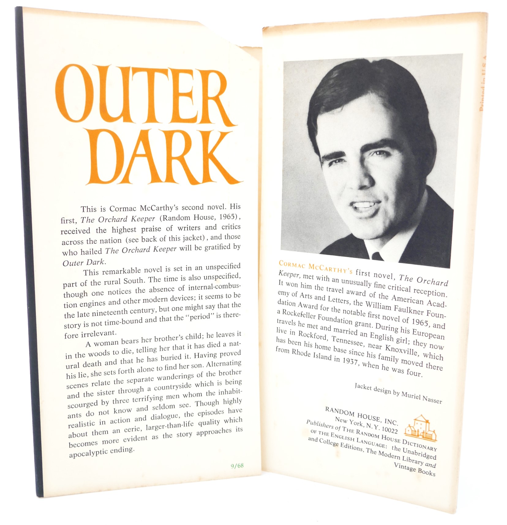 Outer Dark. First Edition. Signed by the Author (1968) - Image 7
