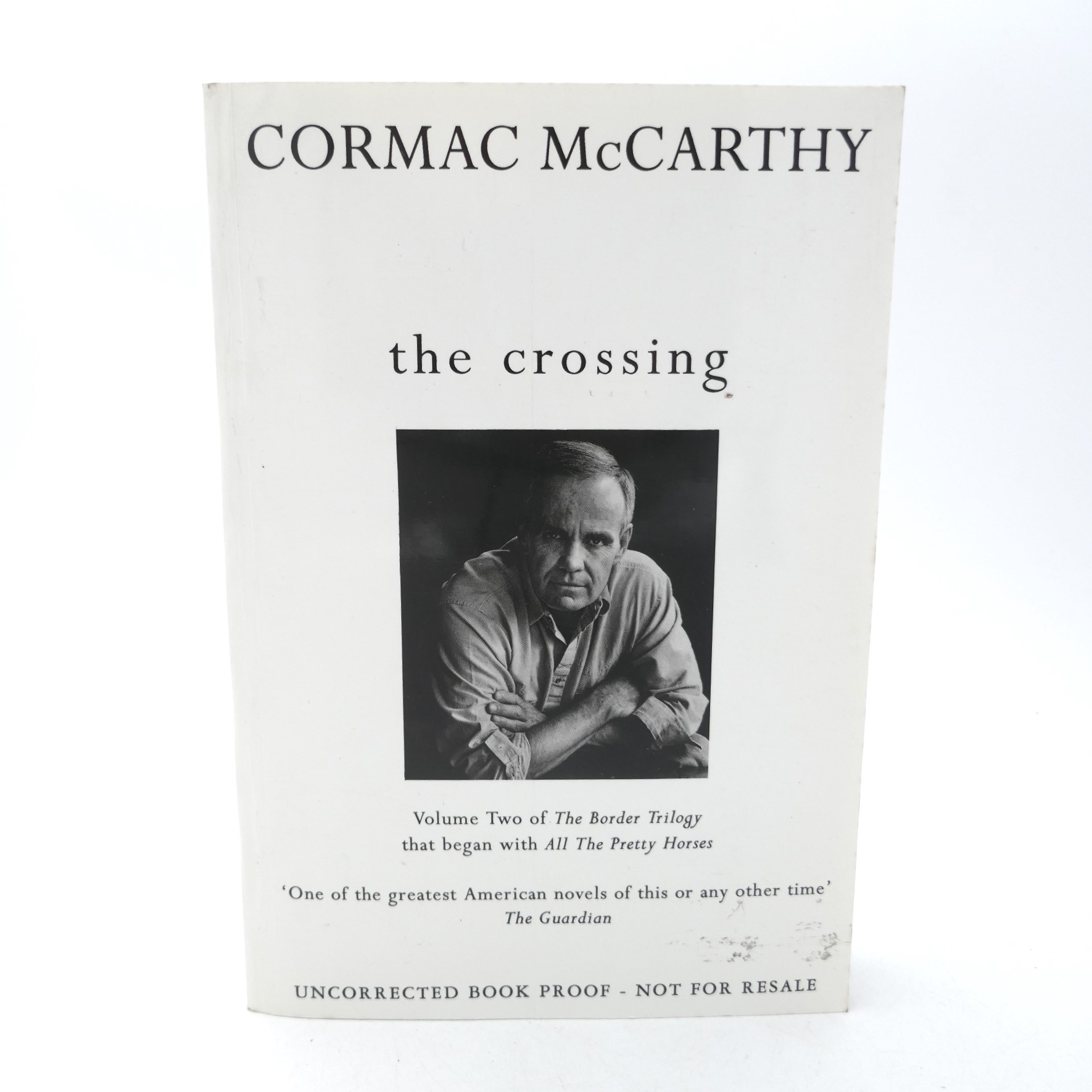 The Crossing. Uncorrected Proof. Author Inscribed (1994)