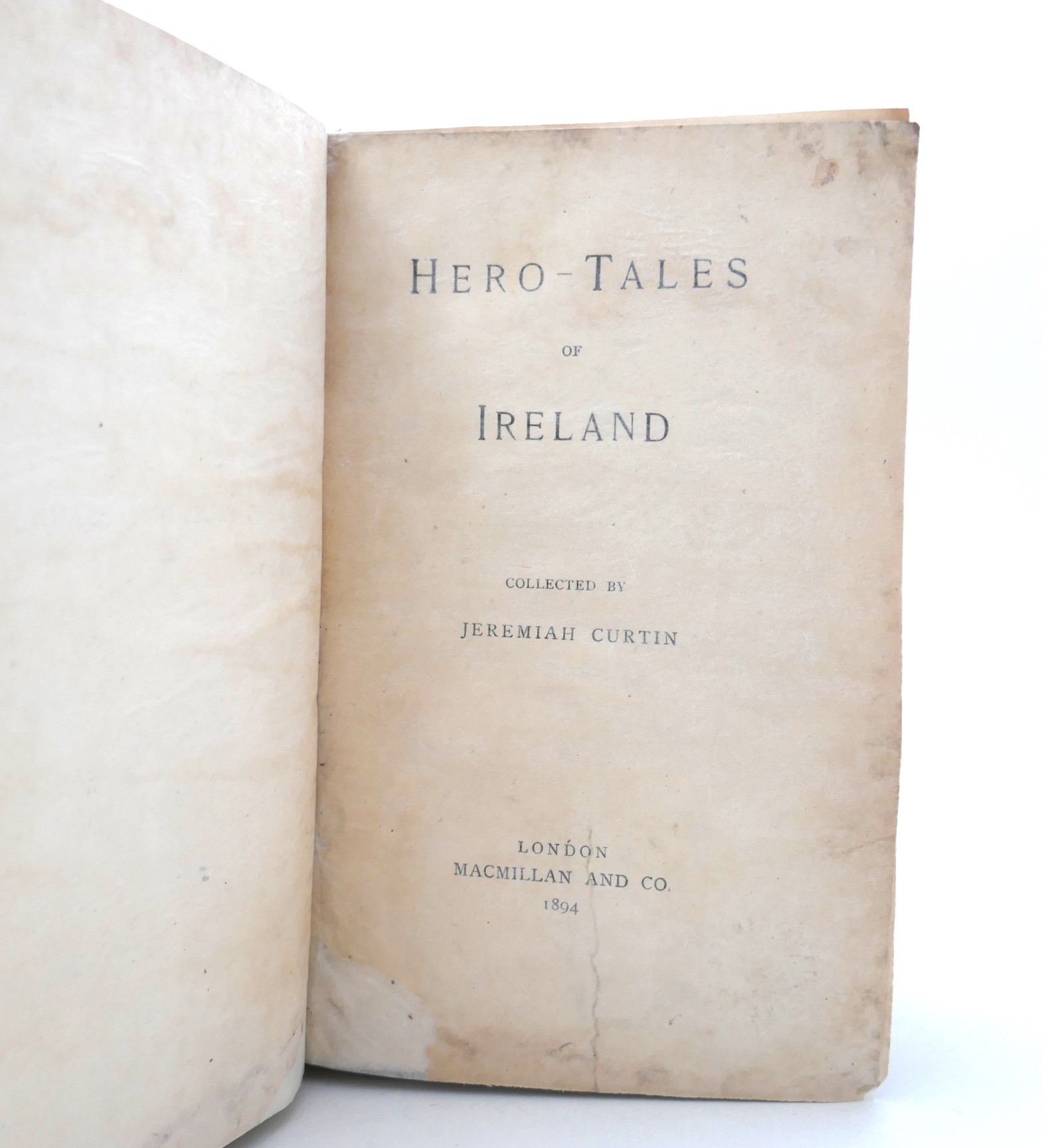 Hero-Tales of Ireland. First Edition (1894) - Image 2