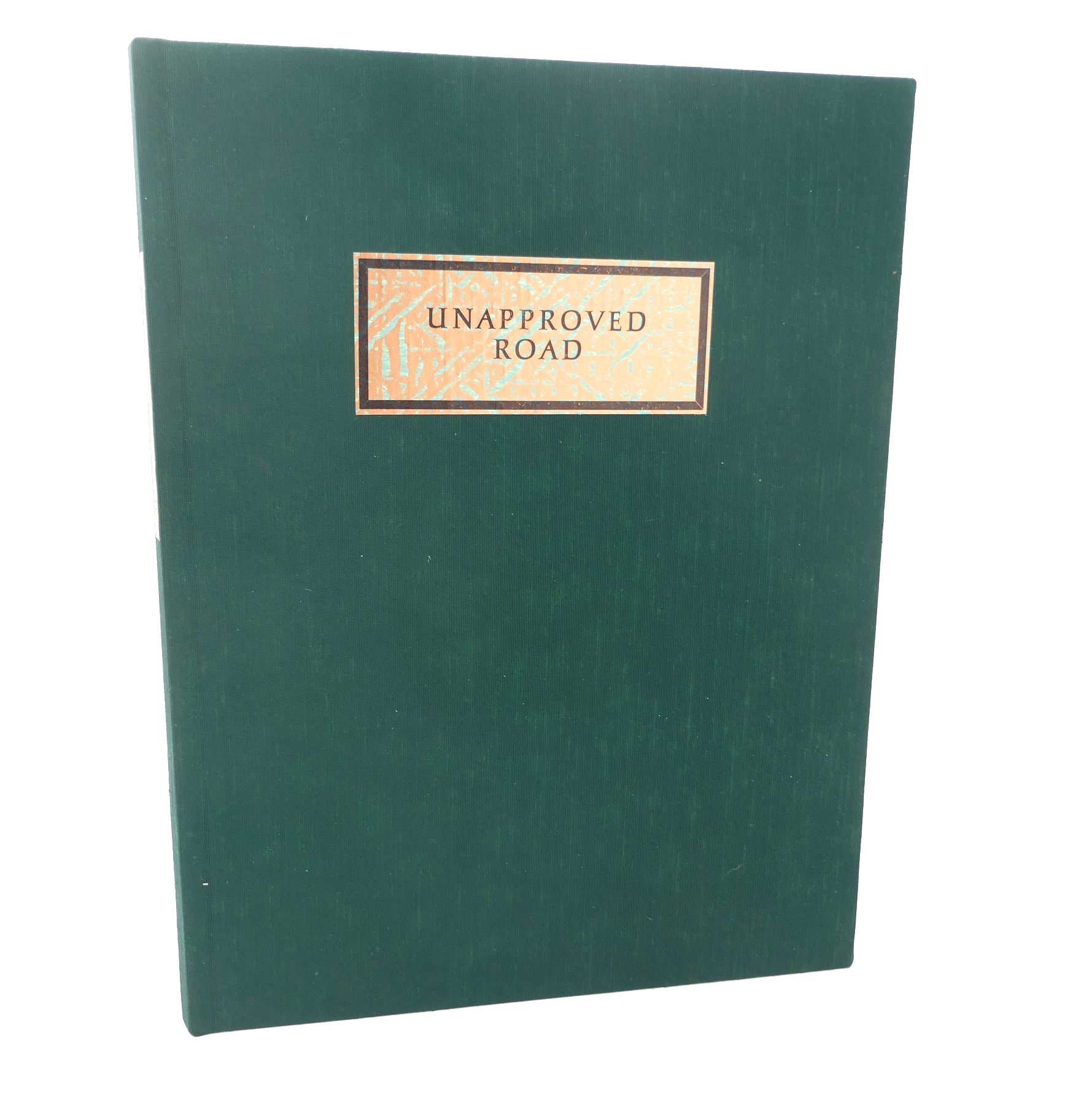 Unapproved Road. Limited Signed Edition (2002)