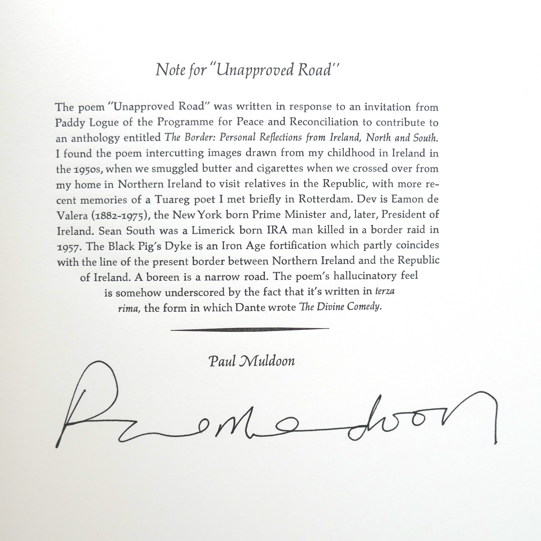 Unapproved Road. Limited Signed Edition (2002) - Image 7