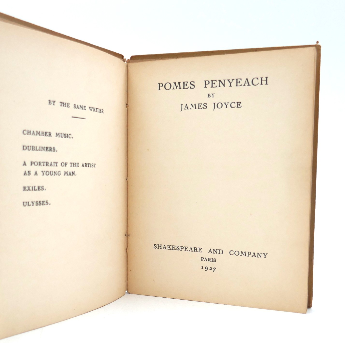 Pomes Penyeach. First Edition (1927) - Image 3
