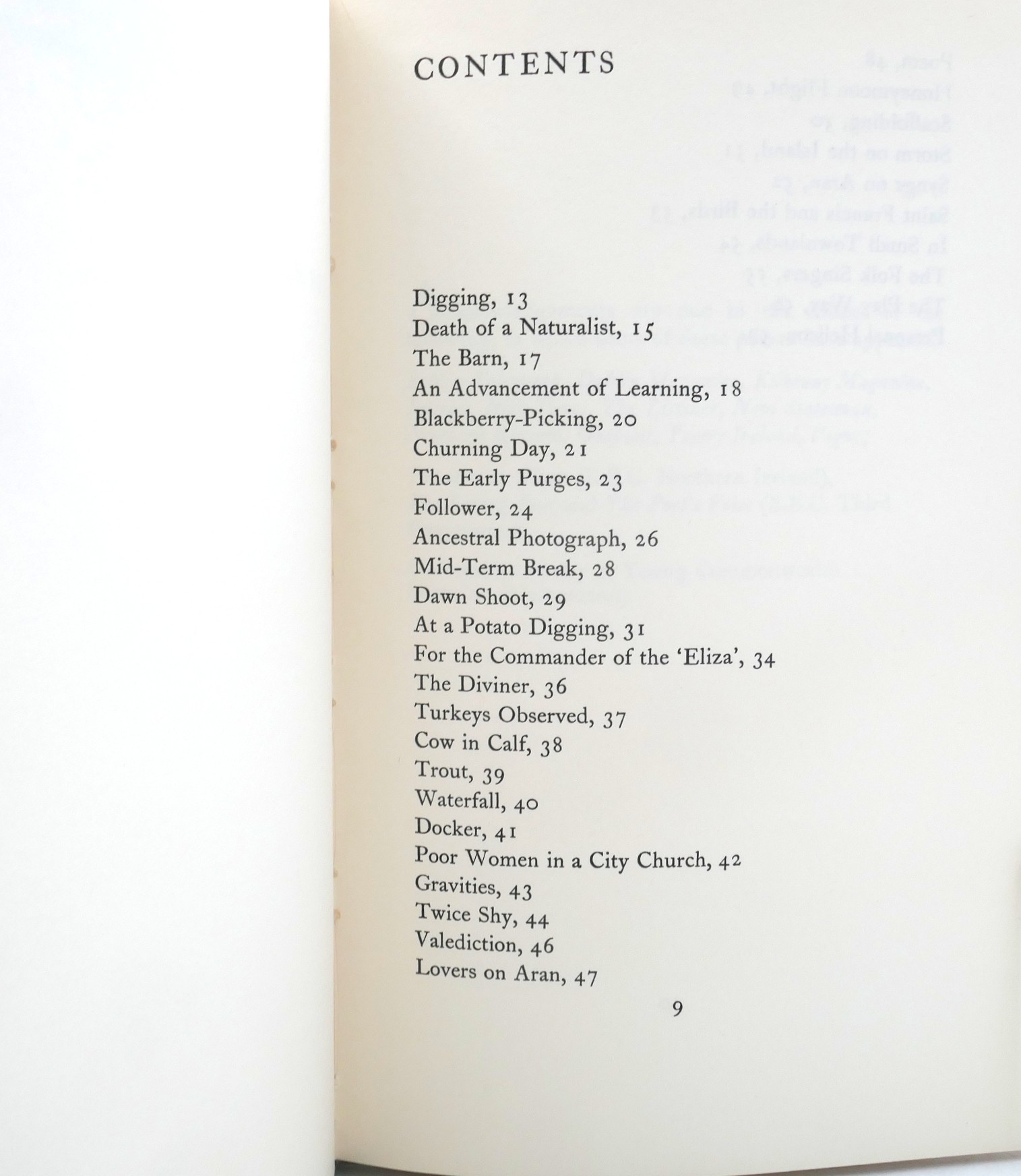 Death of a Naturalist. First Edition. Author Signed (1966) - Image 6