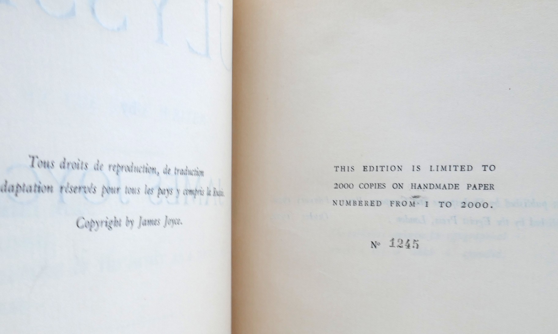 Ulysses. Second Edition (1922) - Image 8