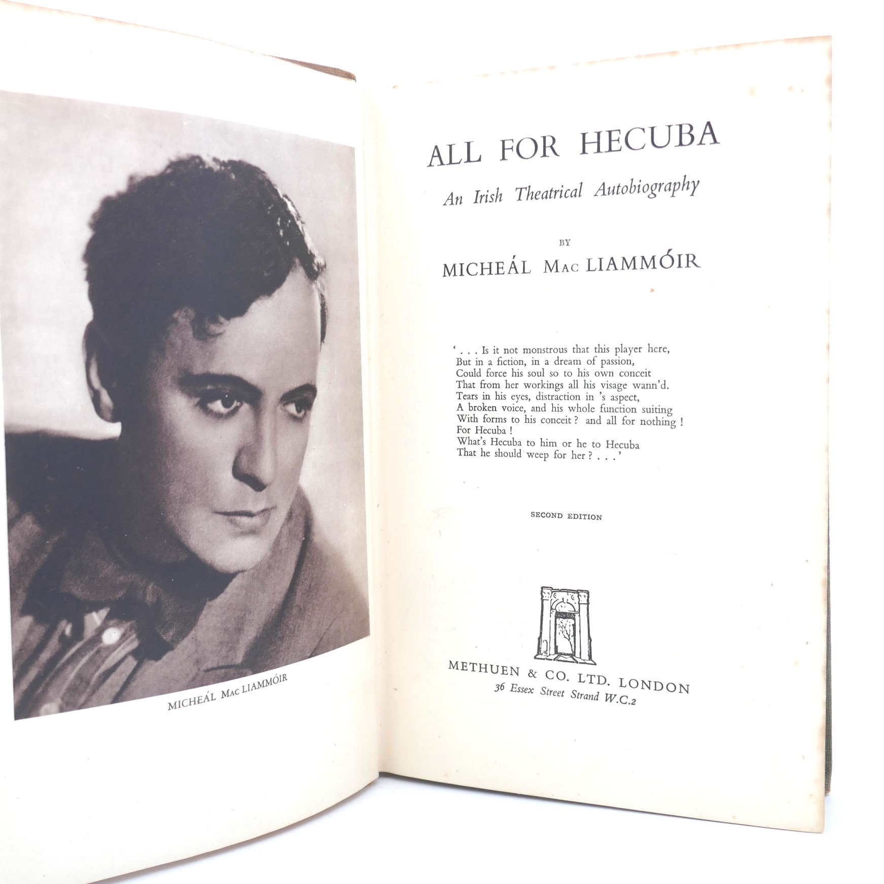 All For Hecuba. Theatrical Autobiography (1947) - Image 2
