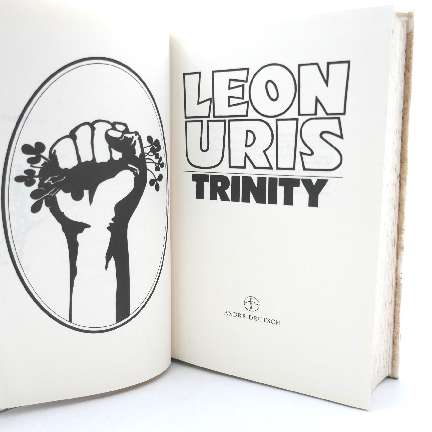 Trinity. First Edition. Signed Copy (1976) - Image 2
