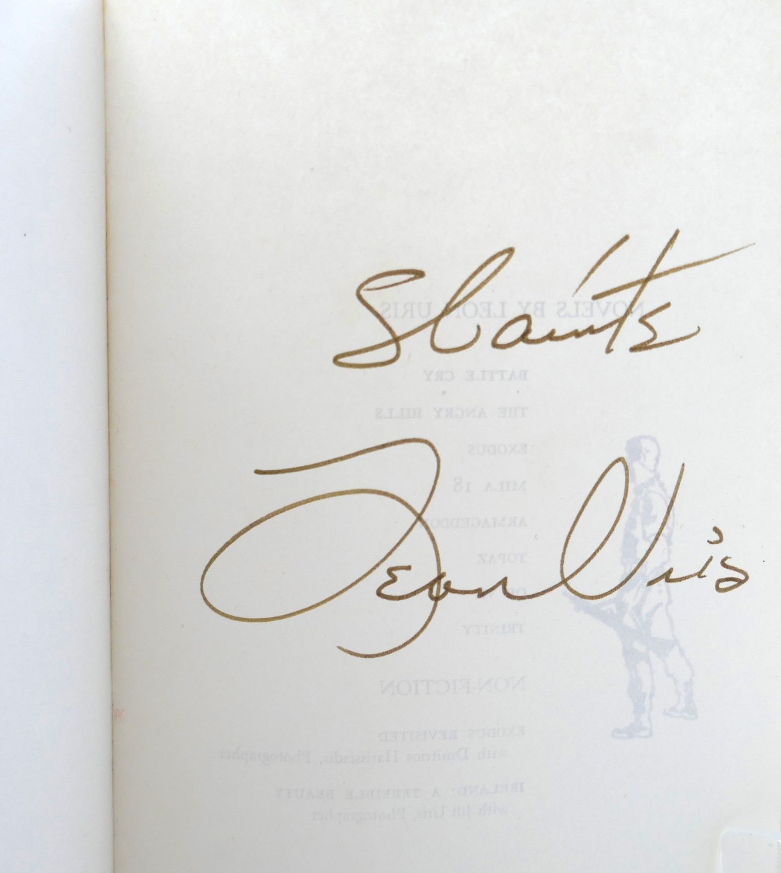 Trinity. First Edition. Signed Copy (1976) - Image 3