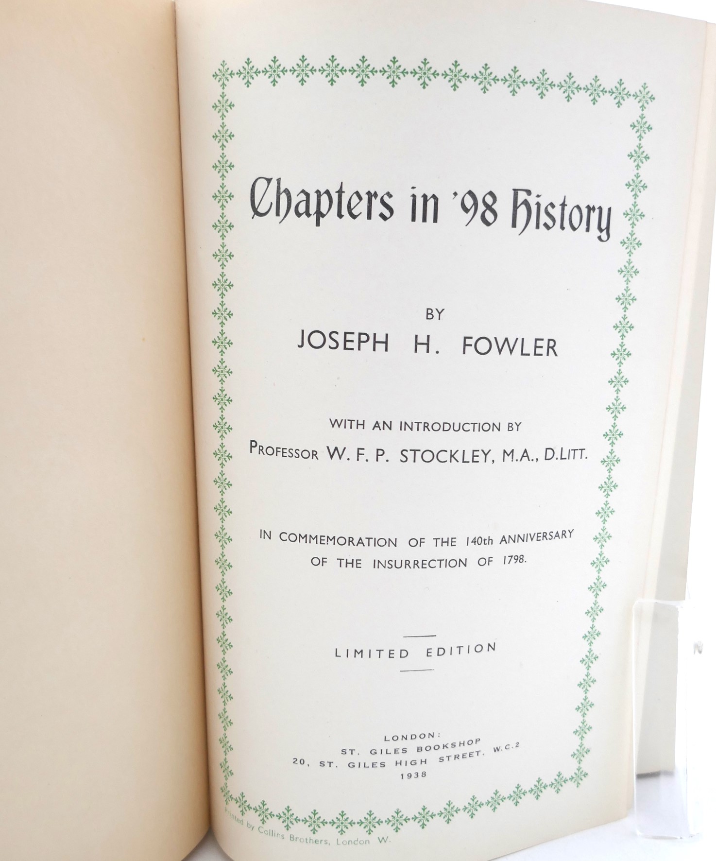 Chapters in '98 History. Limited Edition (1938) - Image 2
