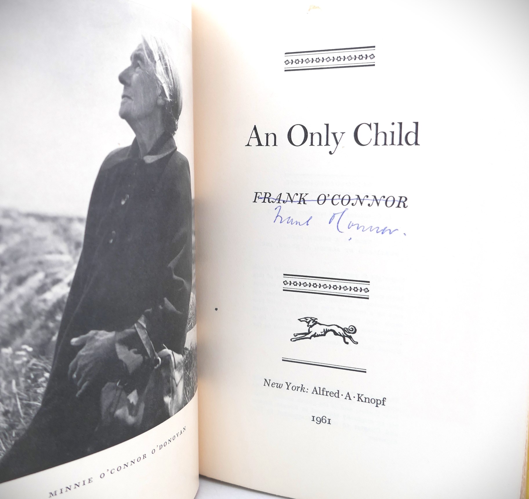 An Only Child. Signed by the Author (1961) - Image 3