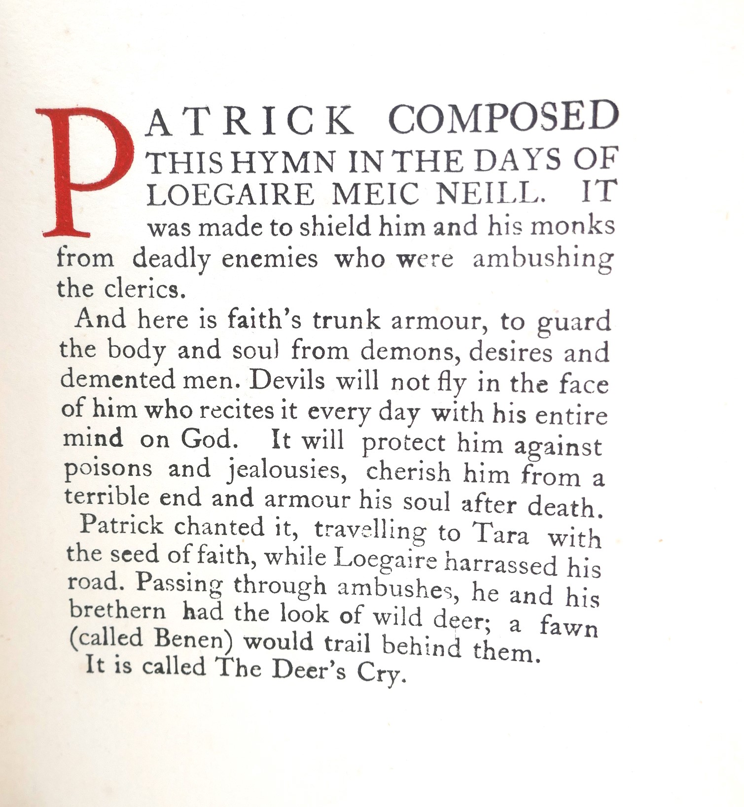 Faeth Fiadha. The Breastplate of Saint Patrick (1954) - Image 3