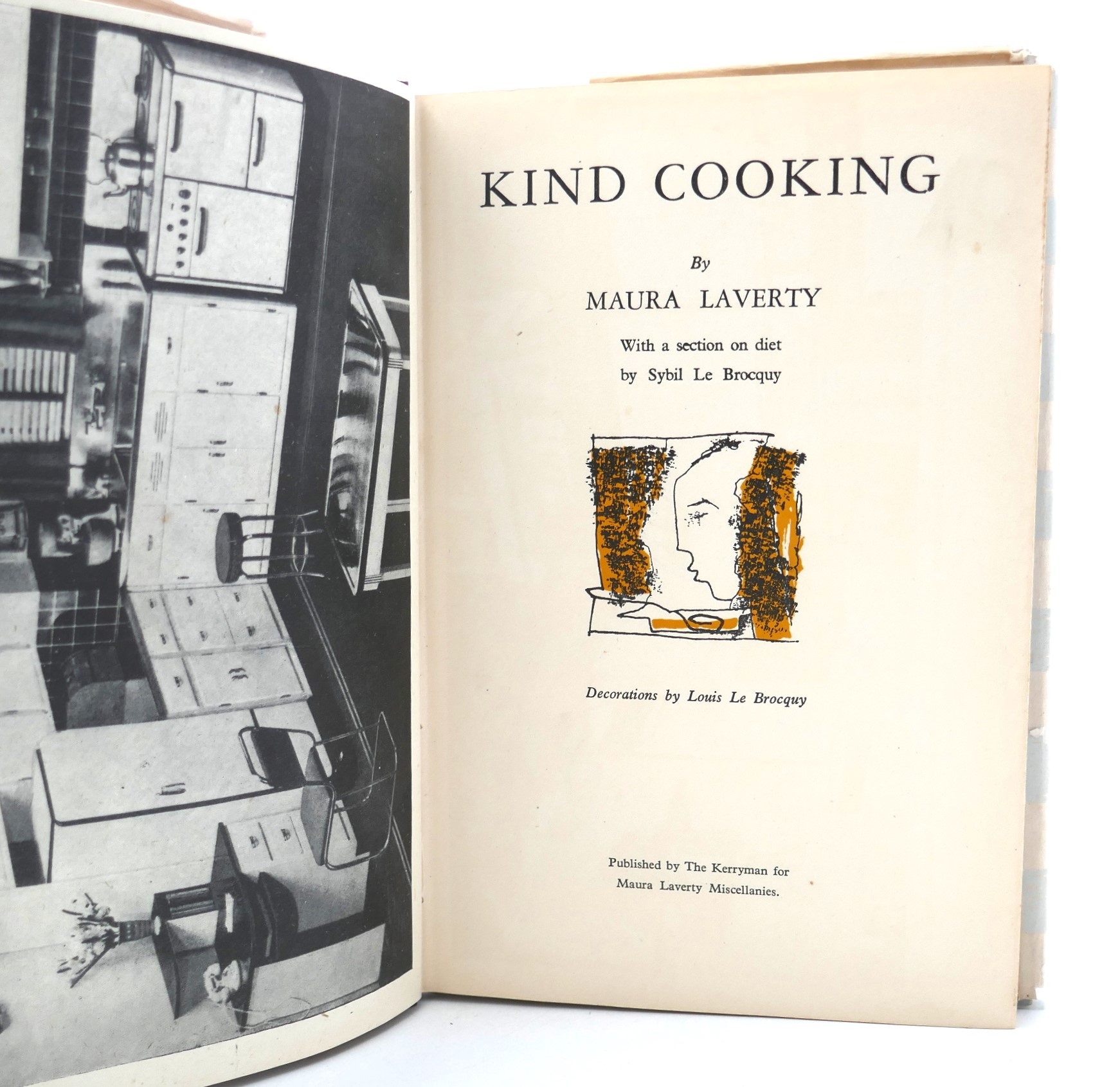 Kind Cooking. Drawings by Louis Le Brocquy (1946) - Image 3