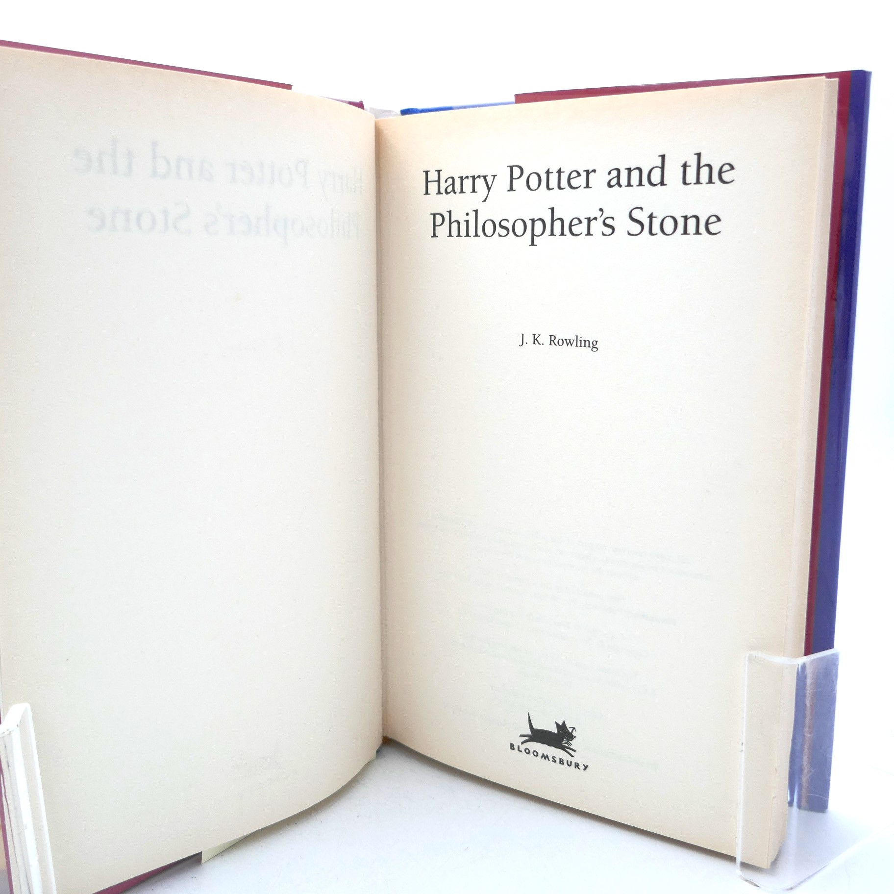 Harry Potter and The Philosopher's Stone. First in Dust Jacket (1997) - Image 4